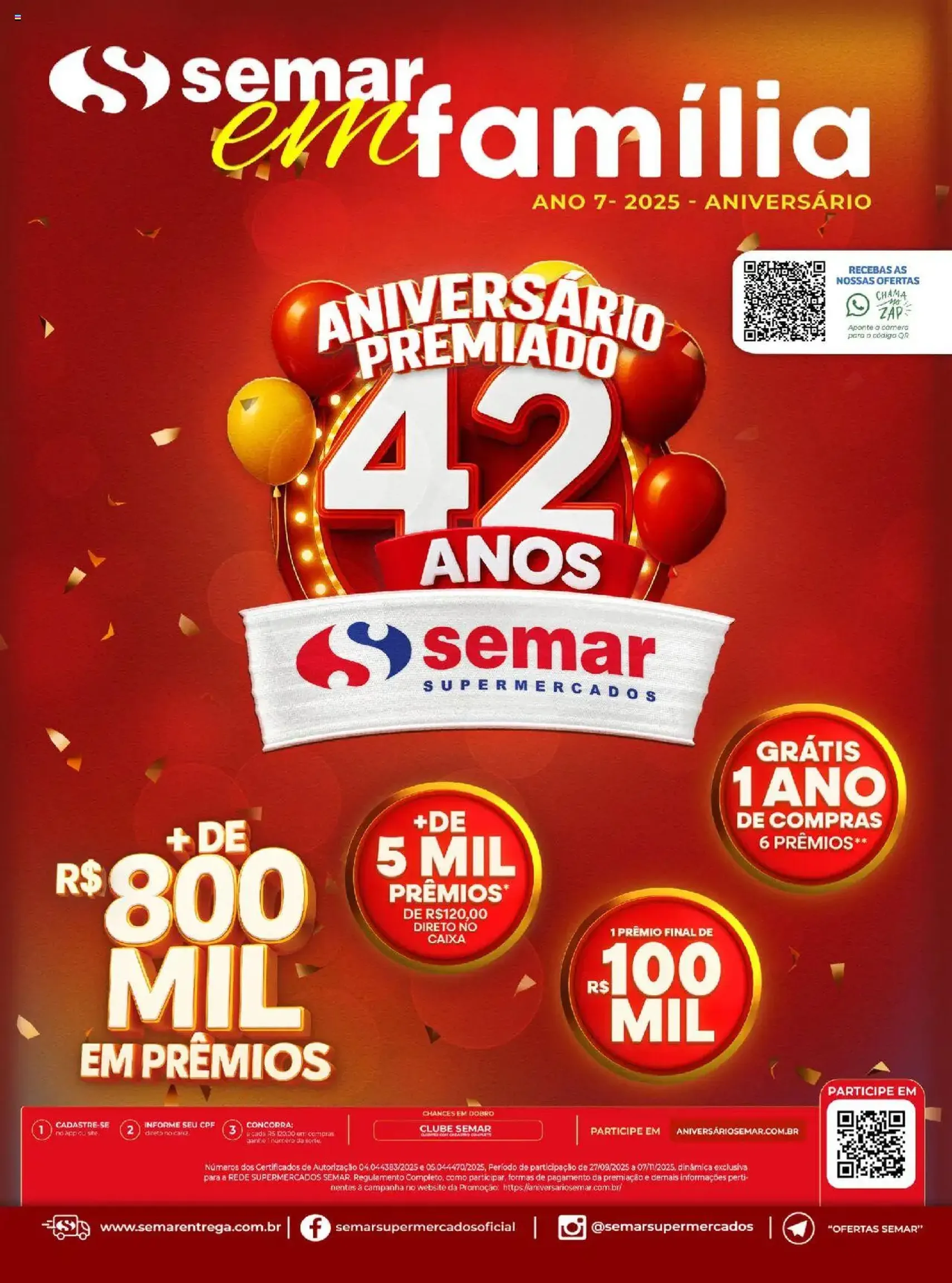 Semar Supermercado - Ofertas do Mês - folheto válido a partir de 27/09/2025 página 1 de 24 Semar Supermercado - Ofertas do Mês - folheto válido a partir de 27/09/2025 página 1 de 24
