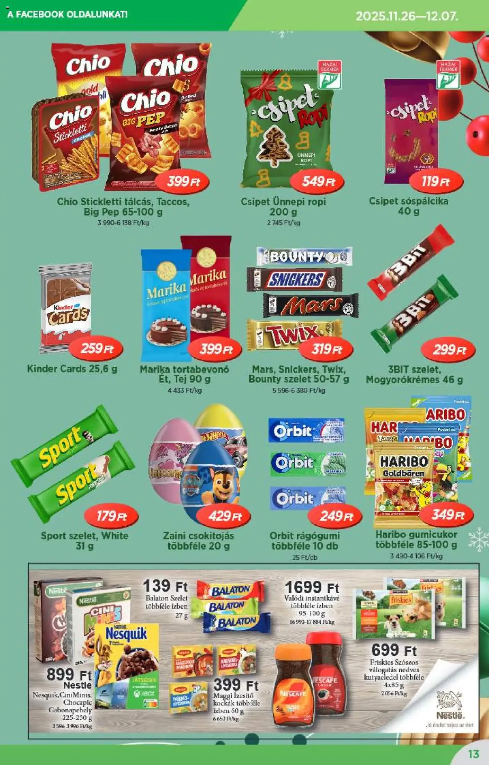 Reál Akciós újság - 2025.11.26. érvényes szórólap 13 oldal 20 oldalból