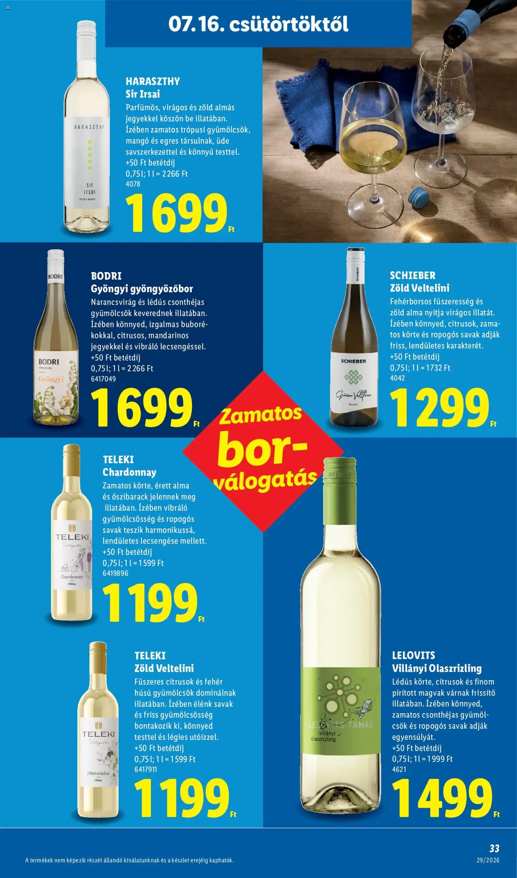 Lidl akciós újság - 2026.07.16. érvényes szórólap 33 oldal 88 oldalból