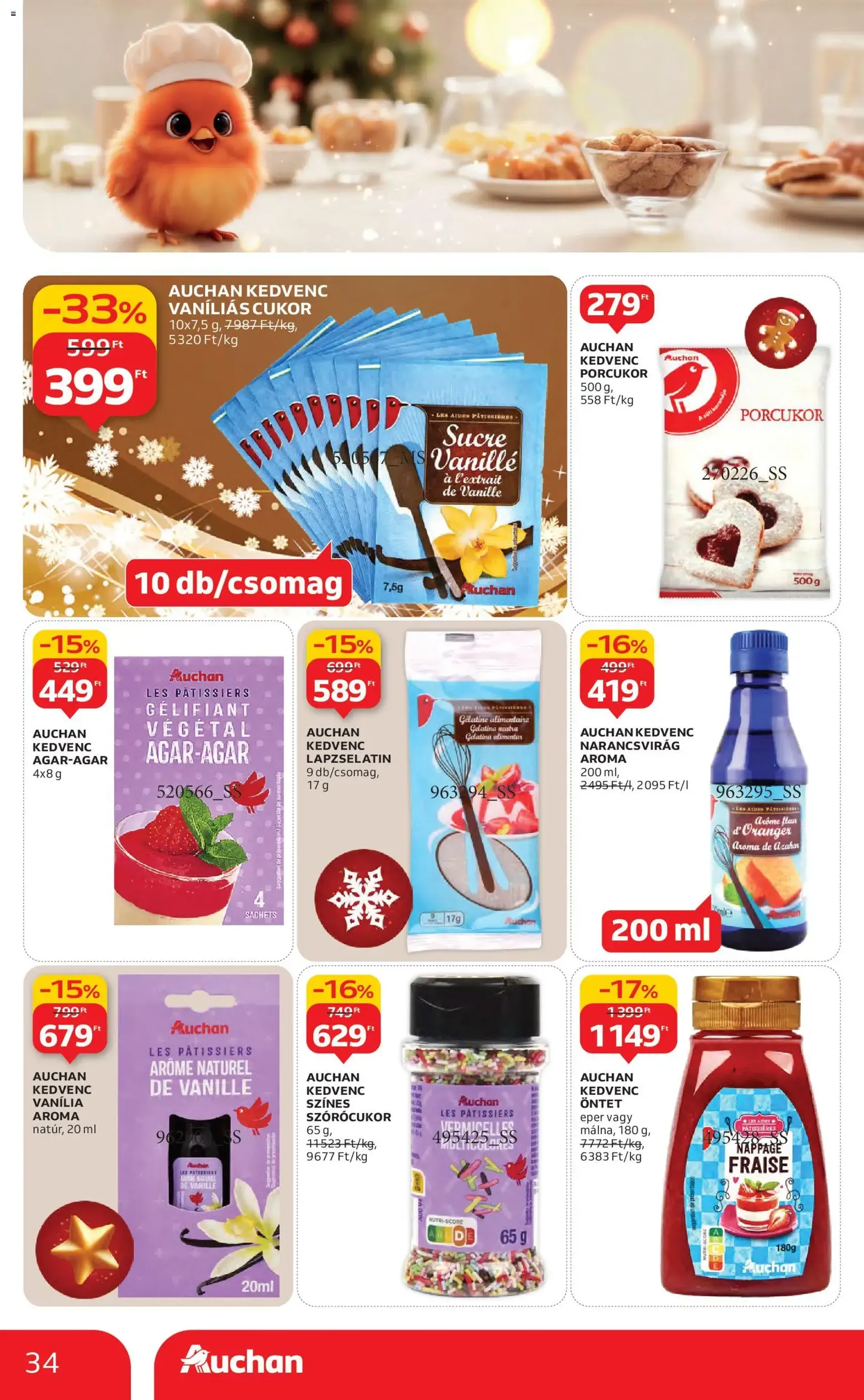 Auchan Akciós újság - 2025.12.11. érvényes szórólap 34 oldal 76 oldalból