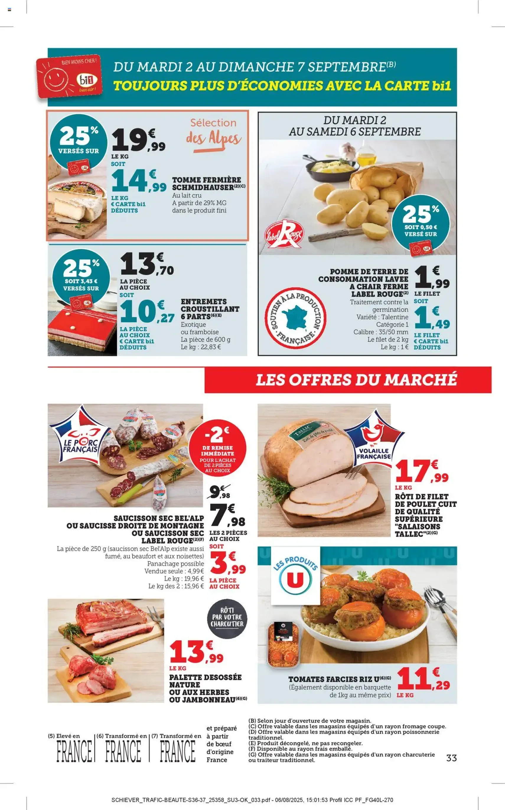Bi1 catalogue - brochure valable à partir du 01/09/2025, page 33 sur 40