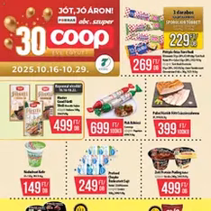 COOP Akciós újság - szórólap előnézete érvényes 2025.10.16. -tól