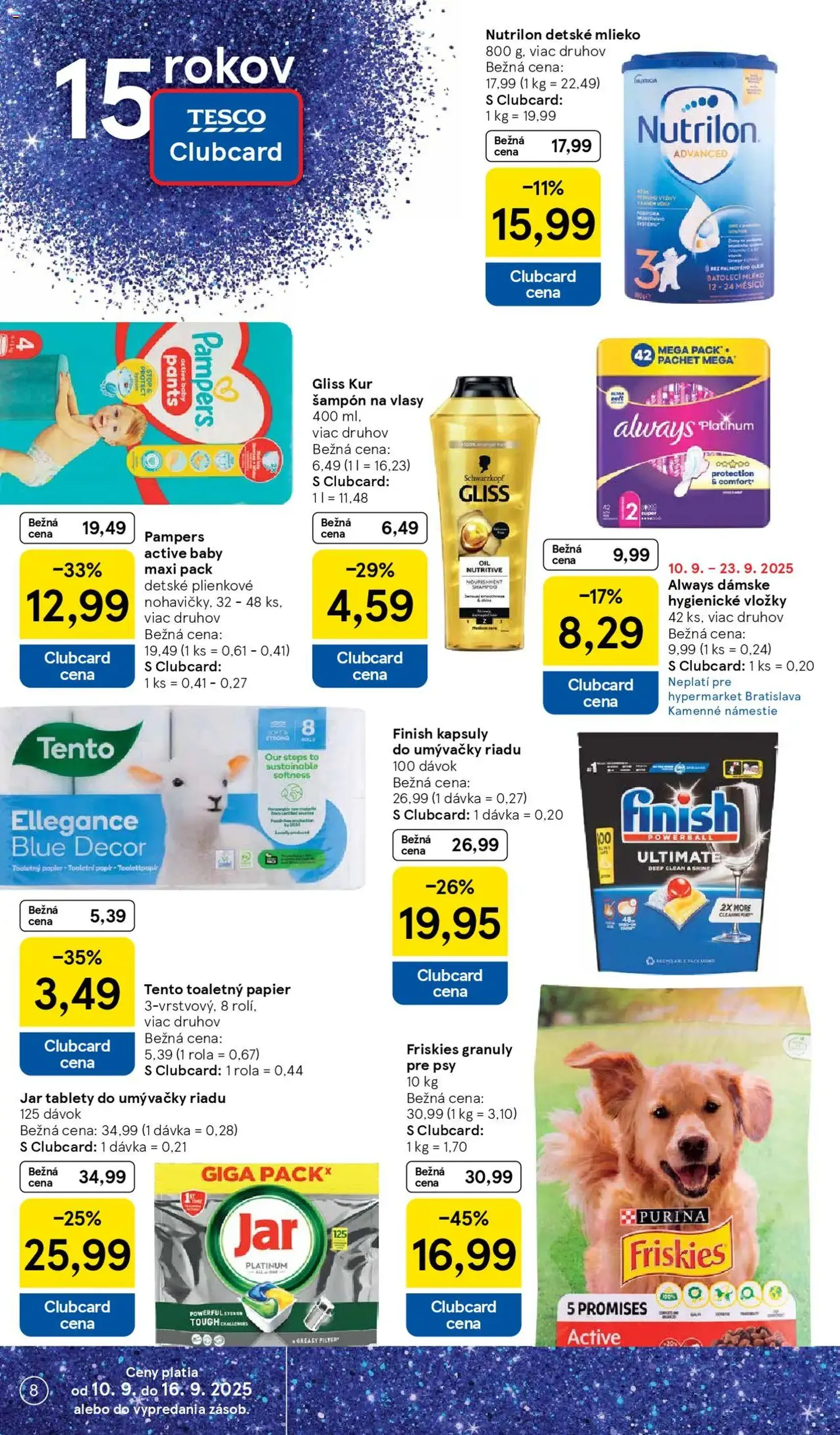 Tesco Hypermarket - leták - platný leták od 10.09.2025 strana 8 z 38 Tesco Hypermarket - leták - platný leták od 10.09.2025 strana 8 z 38