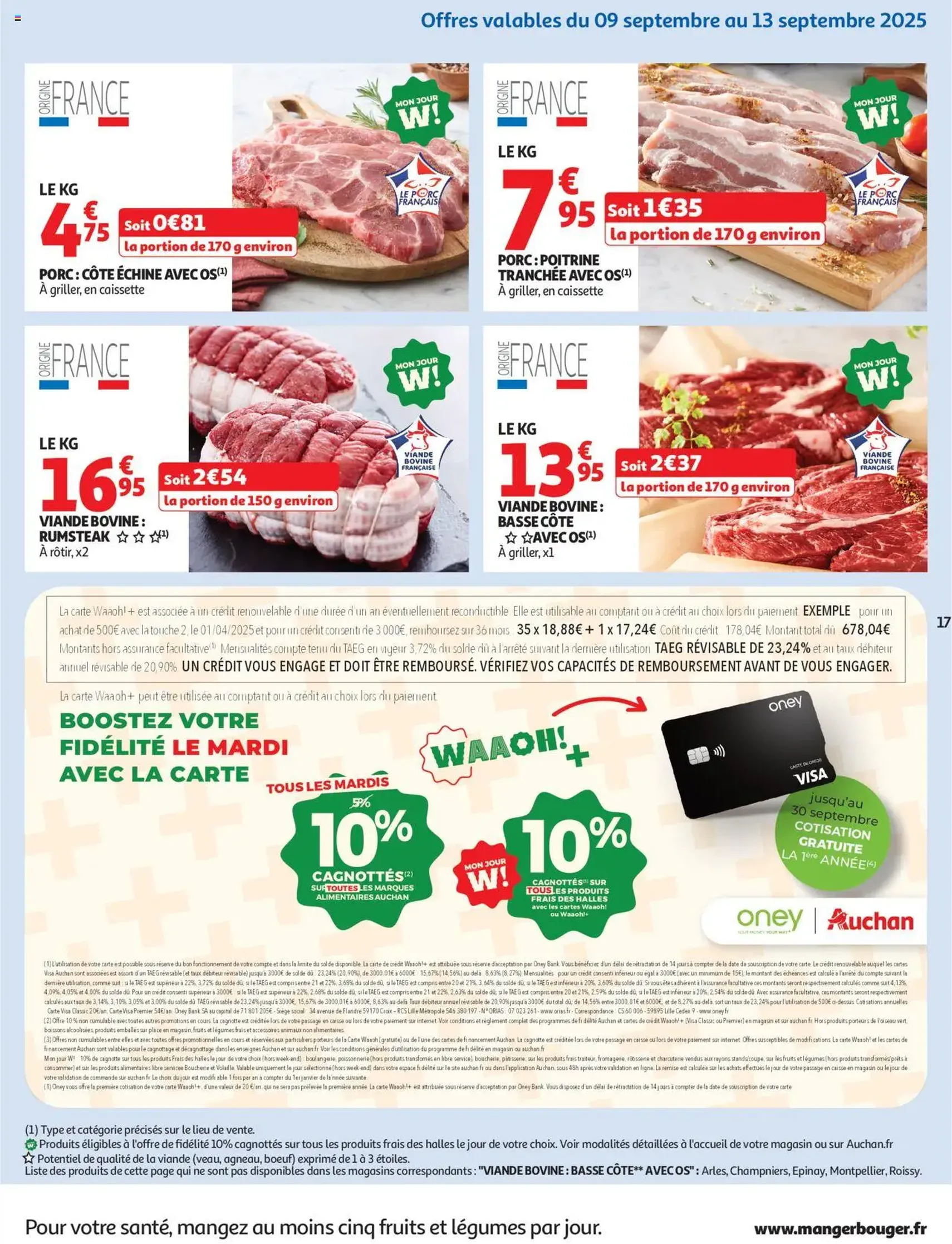 Auchan prospectus - brochure valable à partir du 09/09/2025, page 17 sur 60 Auchan prospectus - brochure valable à partir du 09/09/2025, page 17 sur 60