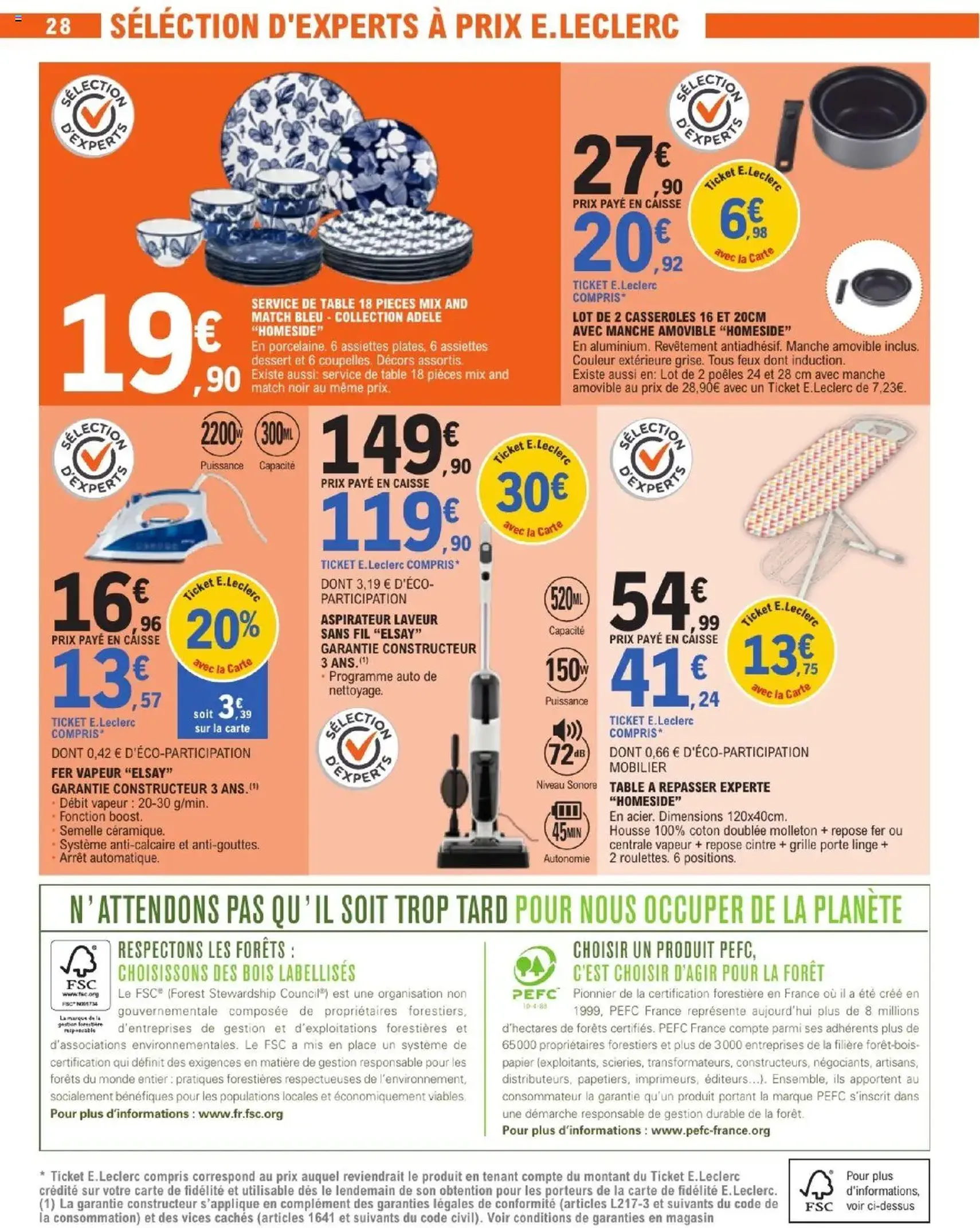 E.Leclerc catalogue semaine 42 - brochure valable à partir du 14/10/2025, page 28 sur 36