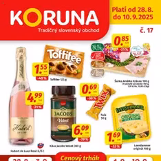 Koruna leták - náhľad letáku platný od 28.08.2025