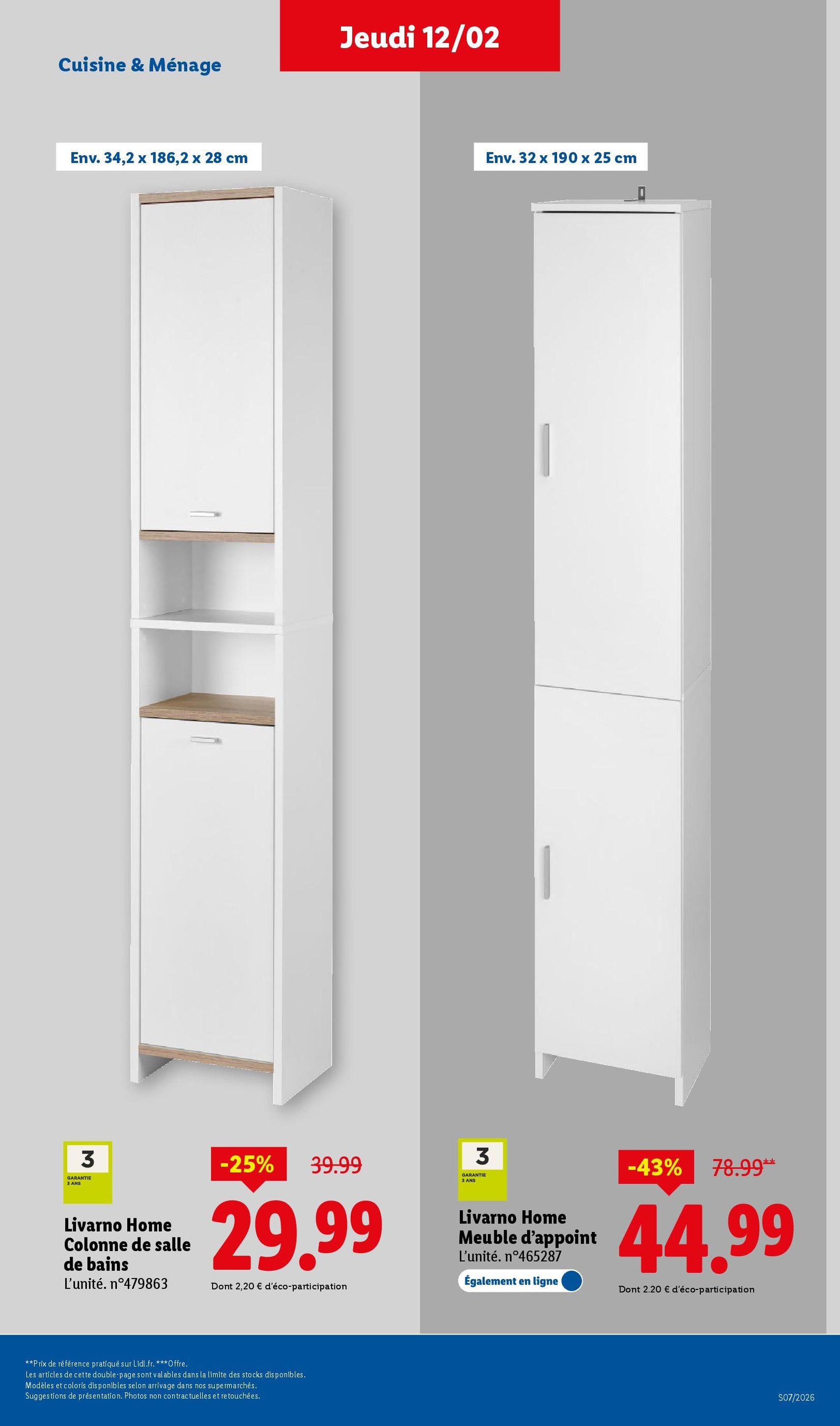 LIDL catalogue semaine 7 - brochure valable à partir du 12/02/2026, page 45 sur 79