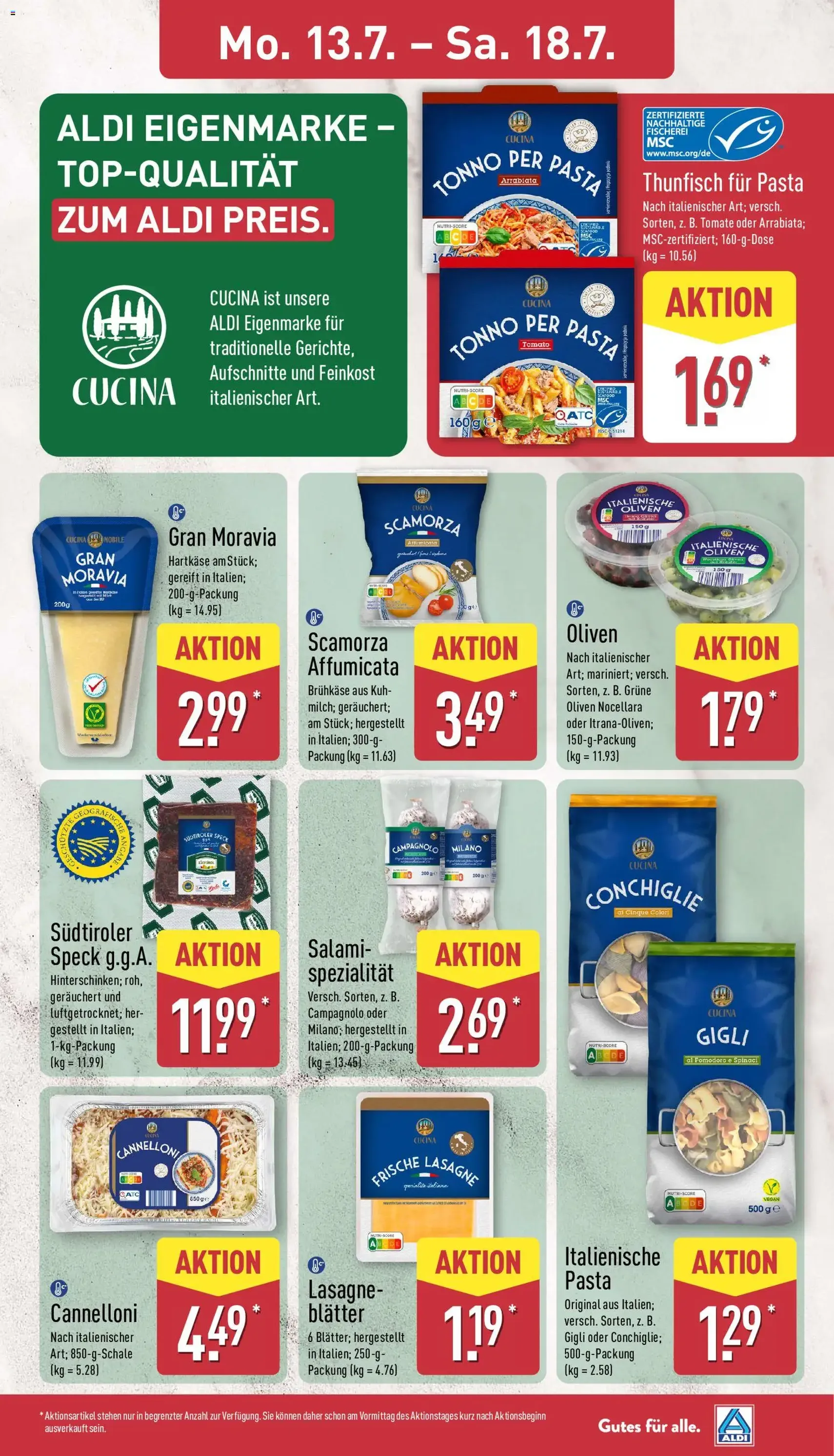 Aldi Prospekt - Gültiger Prospekt ab 13.07.2026, Seite 11 von insgesamt 37