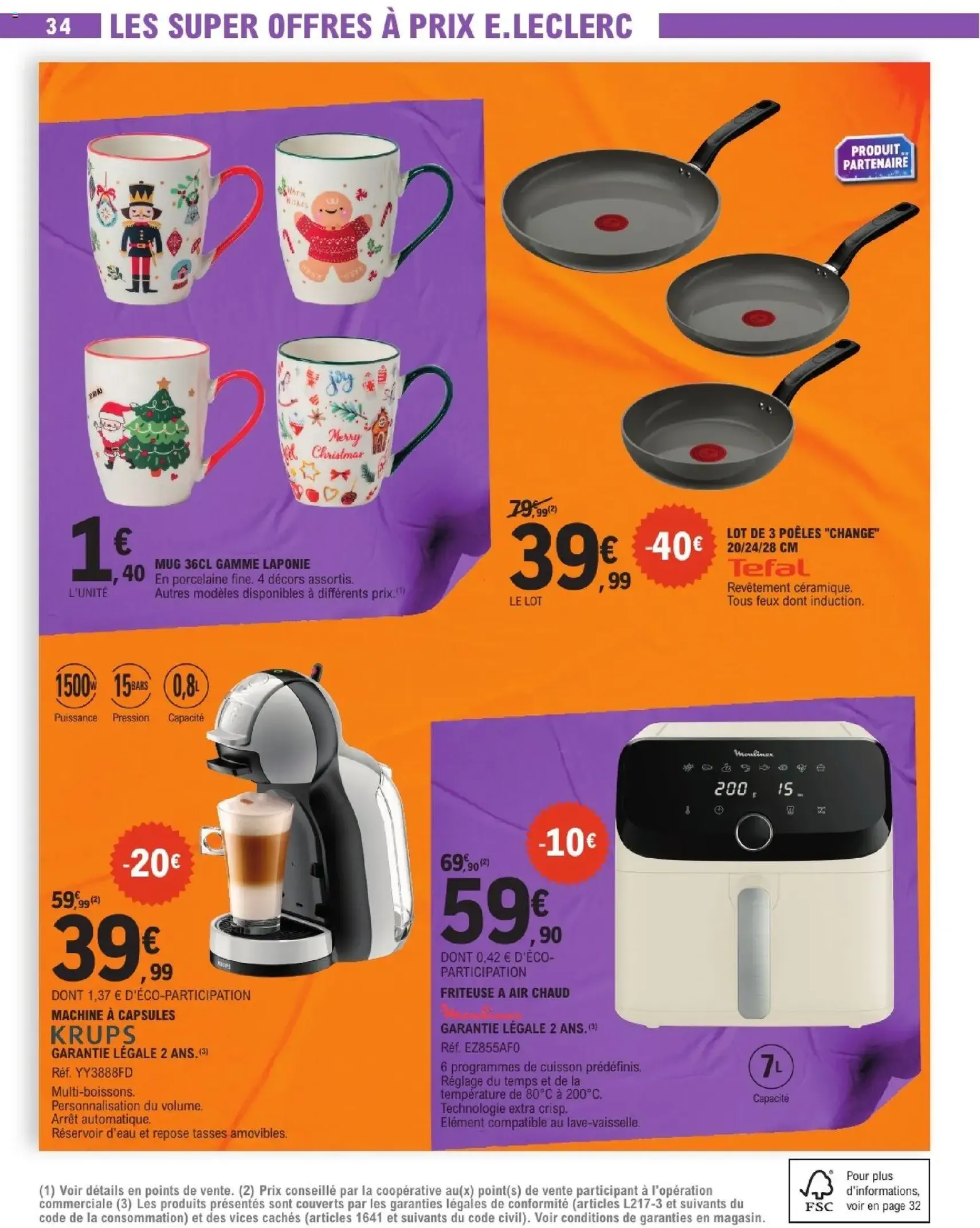 E.Leclerc catalogue semaine 46 - brochure valable à partir du 11/11/2025, page 34 sur 40