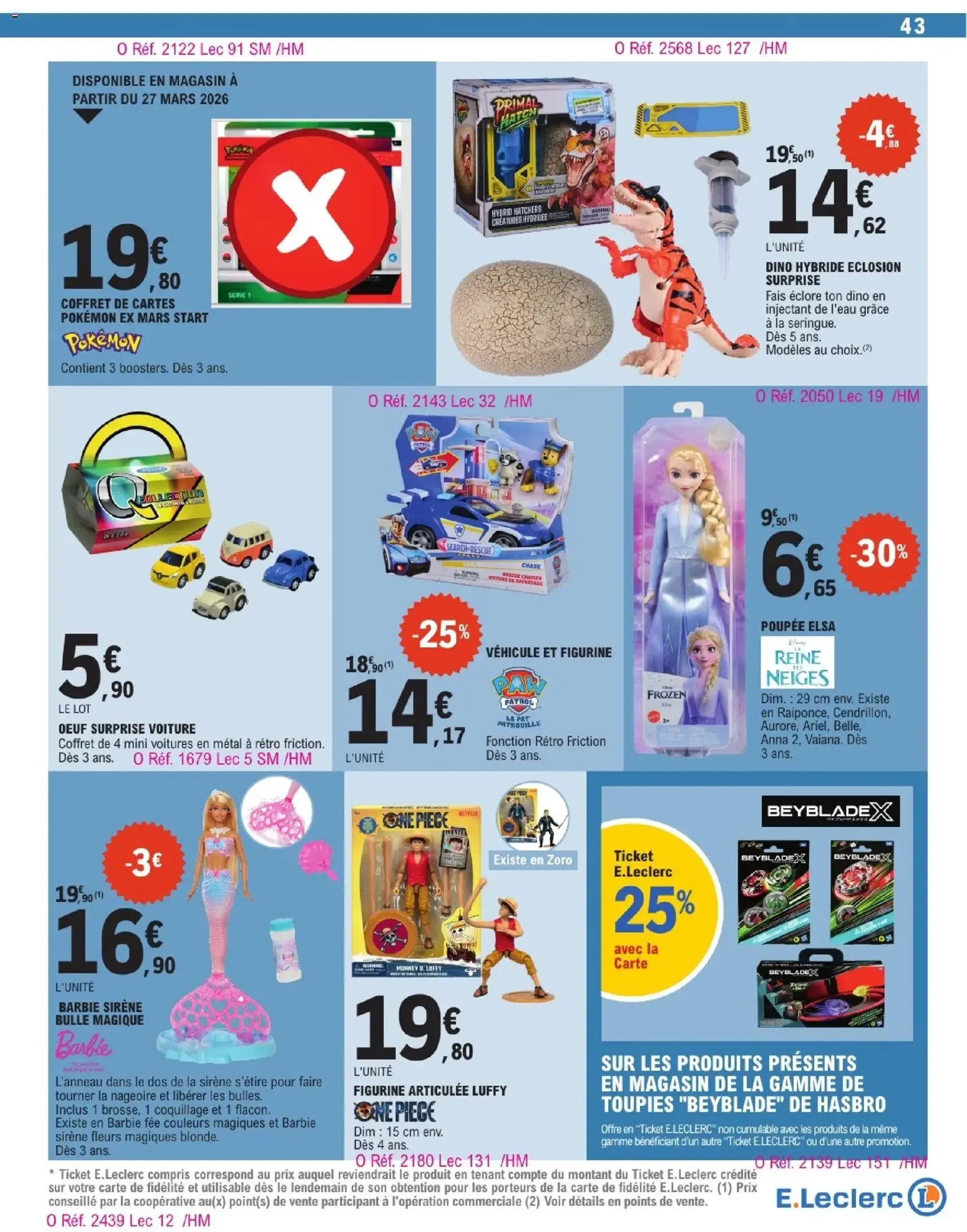 E.Leclerc catalogue de la semaine 13 - brochure valable à partir du 24/03/2026, page 43 sur 63