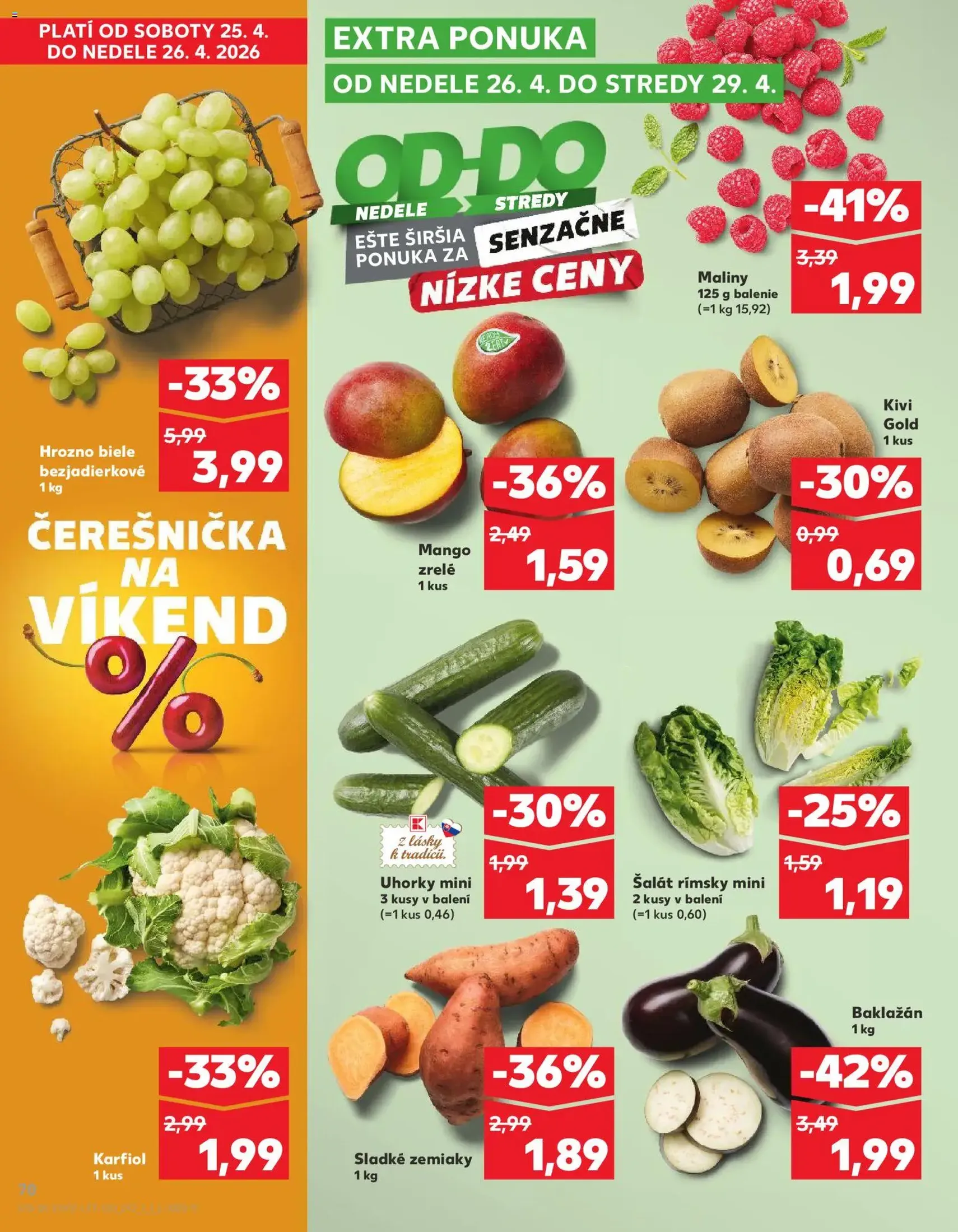 Kaufland leták - platný leták od 23.04.2026 strana 70 z 76