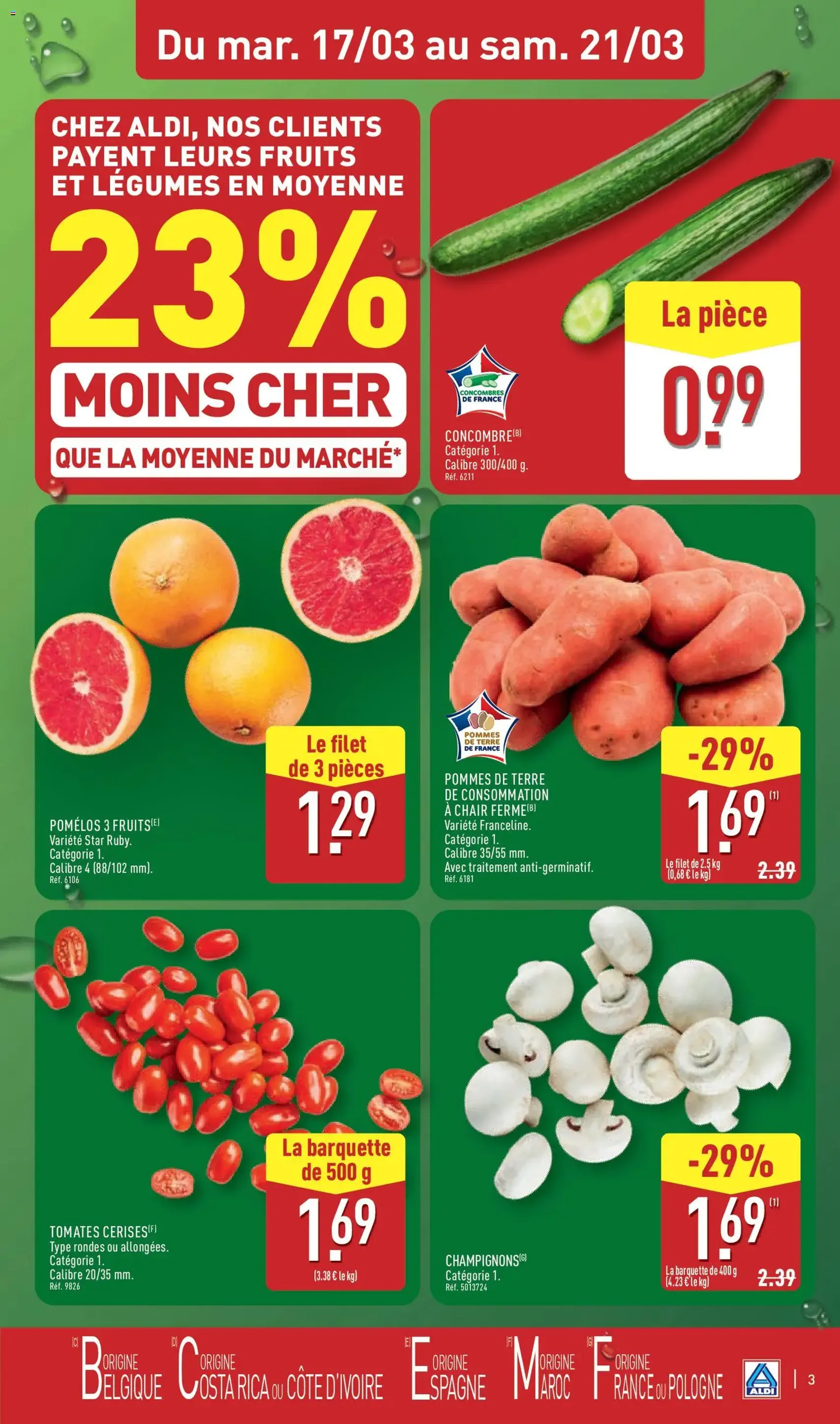 Aldi - Catalogue de la semaine 12 - brochure valable à partir du 17/03/2026, page 5 sur 41