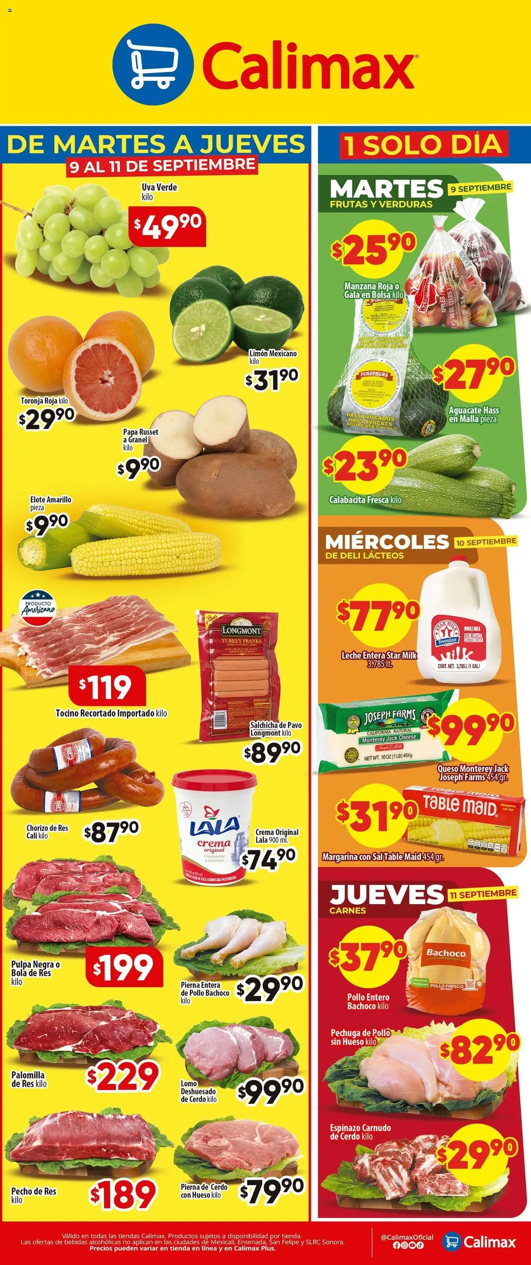 Calimax - Folleto - folleto válido desde 09/09/2025 página 1 de 2