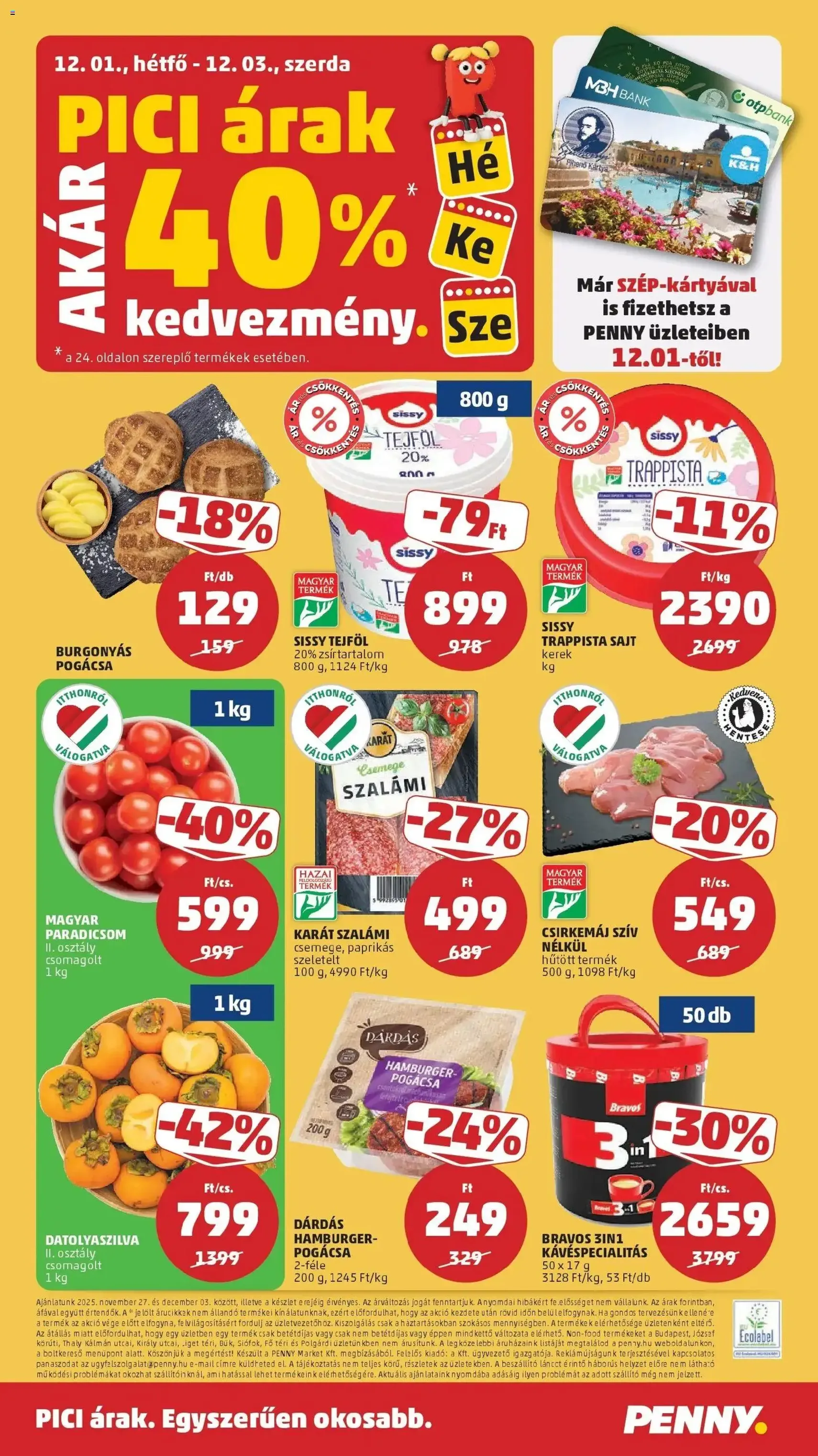 PENNY Akciós újság - 2025.11.27. érvényes szórólap 24 oldal 39 oldalból