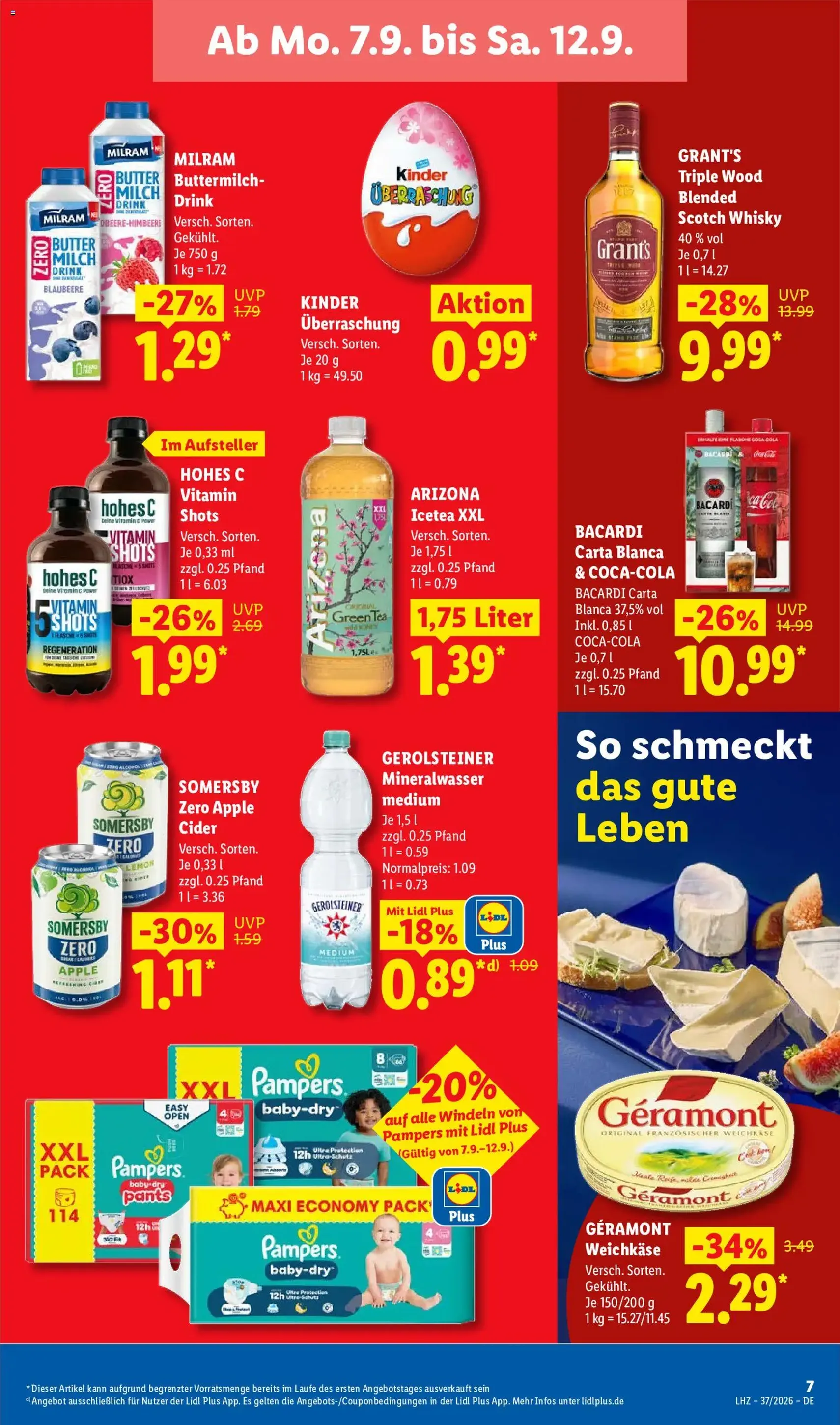 Lidl Prospekt - Gültiger Prospekt ab 07.09.2026, Seite 17 von insgesamt 73