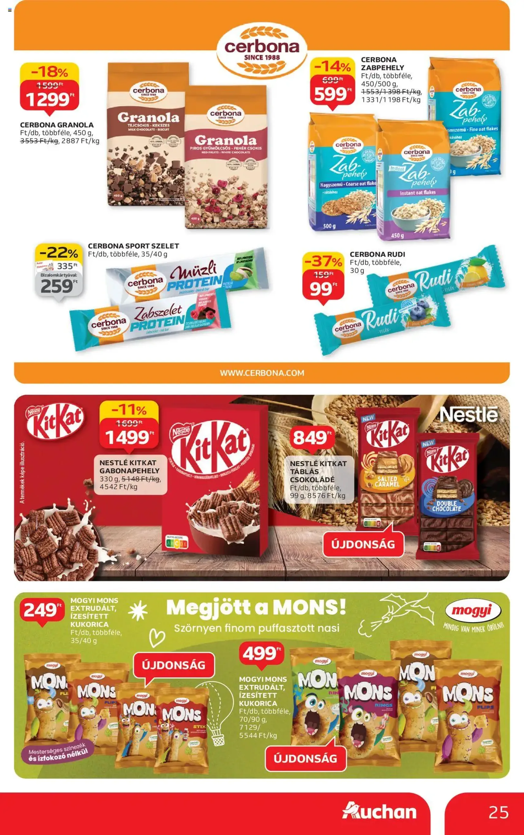 Auchan Akciós újság - 2025.10.24. érvényes szórólap 25 oldal 52 oldalból Auchan Akciós újság - 2025.10.24. érvényes szórólap 25 oldal 52 oldalból