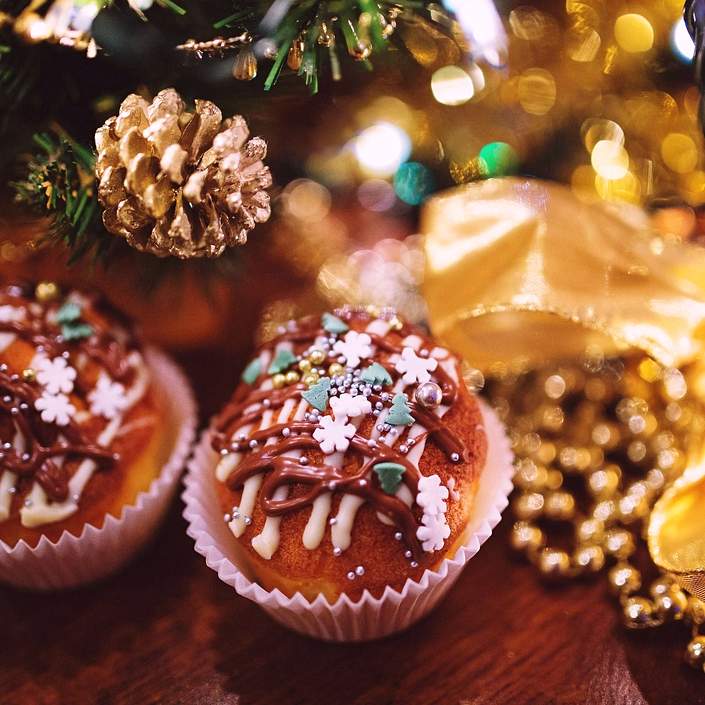 Weihnachtliche Cupcakes Rezept