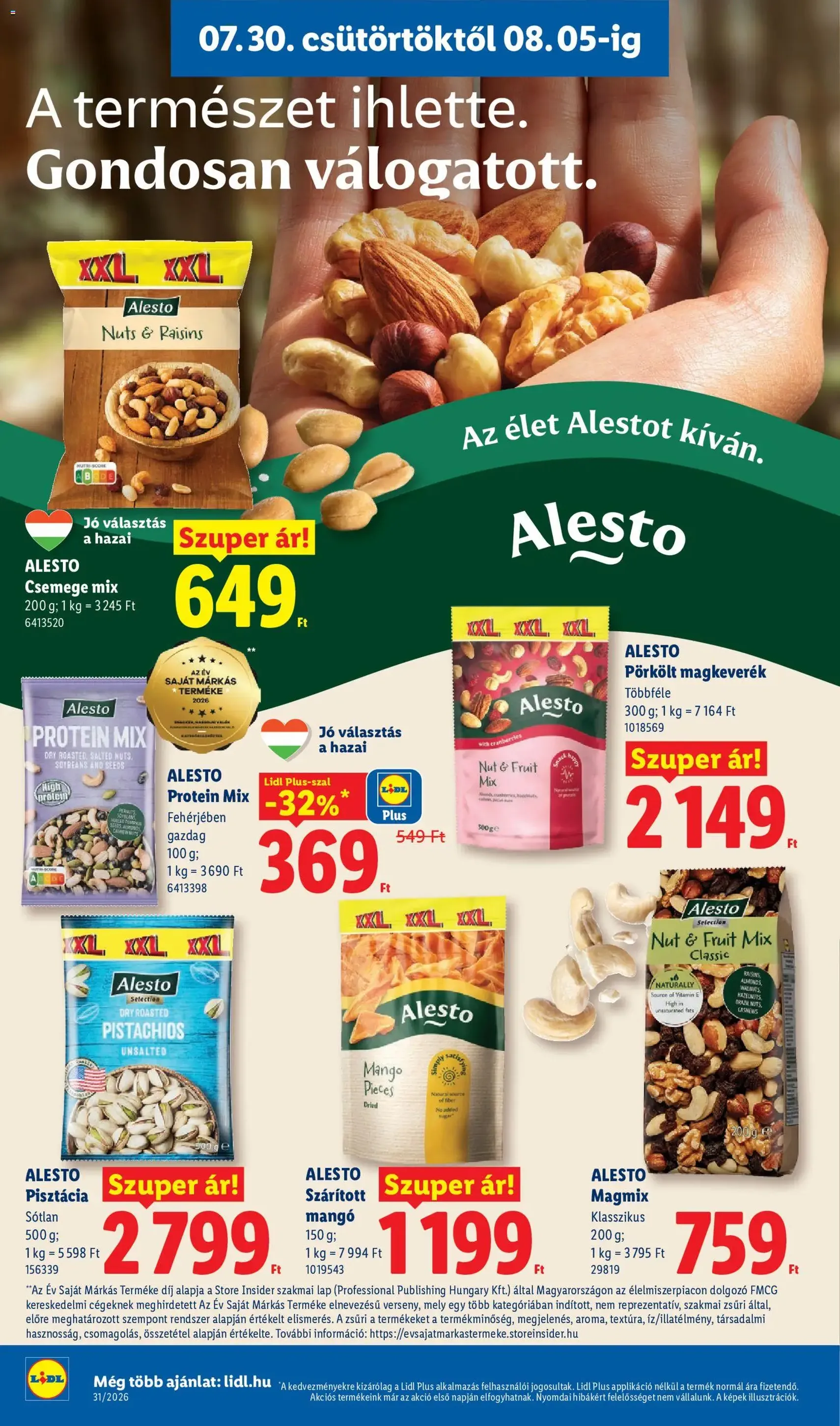 Lidl akciós újság - 2026.07.30. érvényes szórólap 20 oldal 58 oldalból