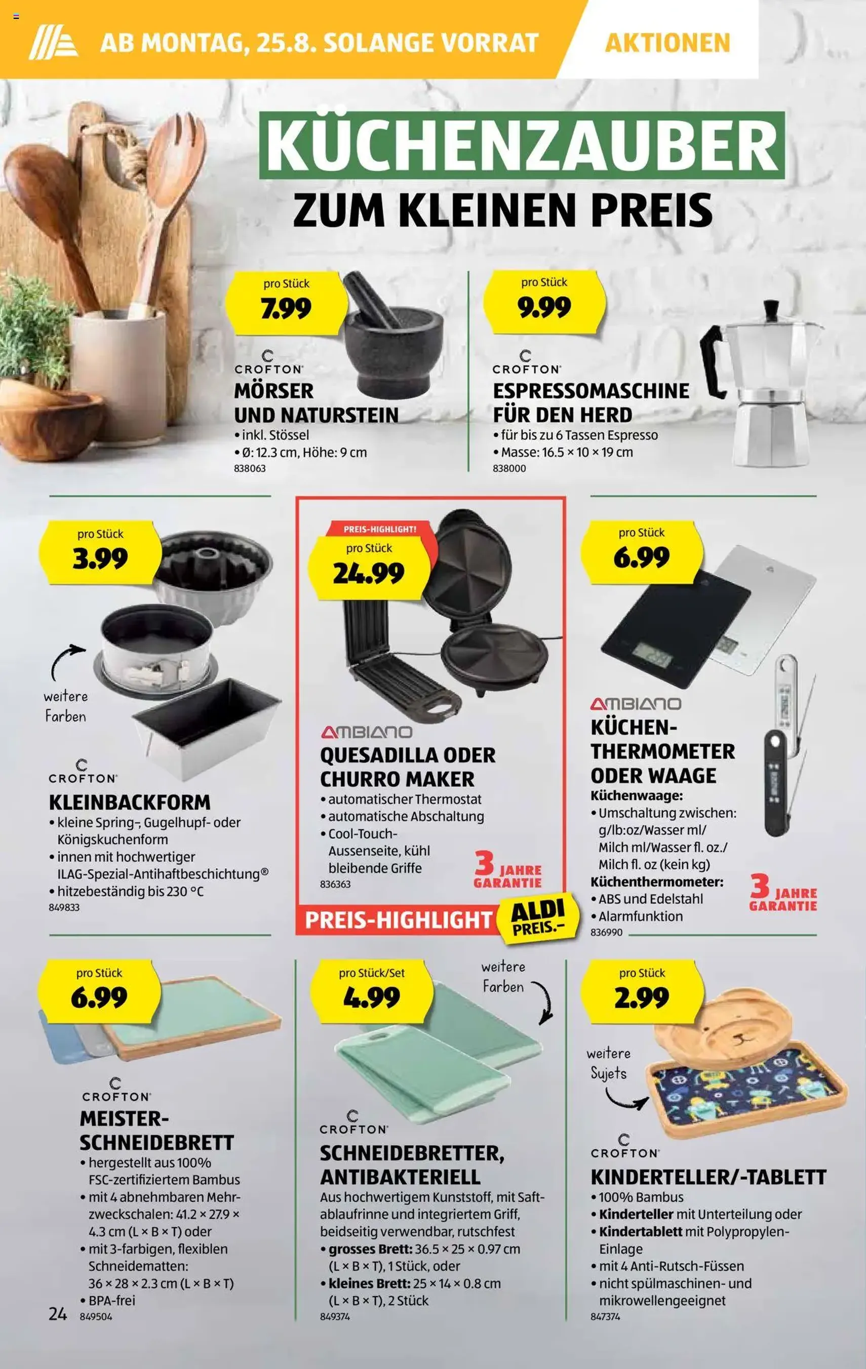 Aldi Aktionen - Gültiger Prospekt ab 21.08.2025, Seite 25 von insgesamt 32