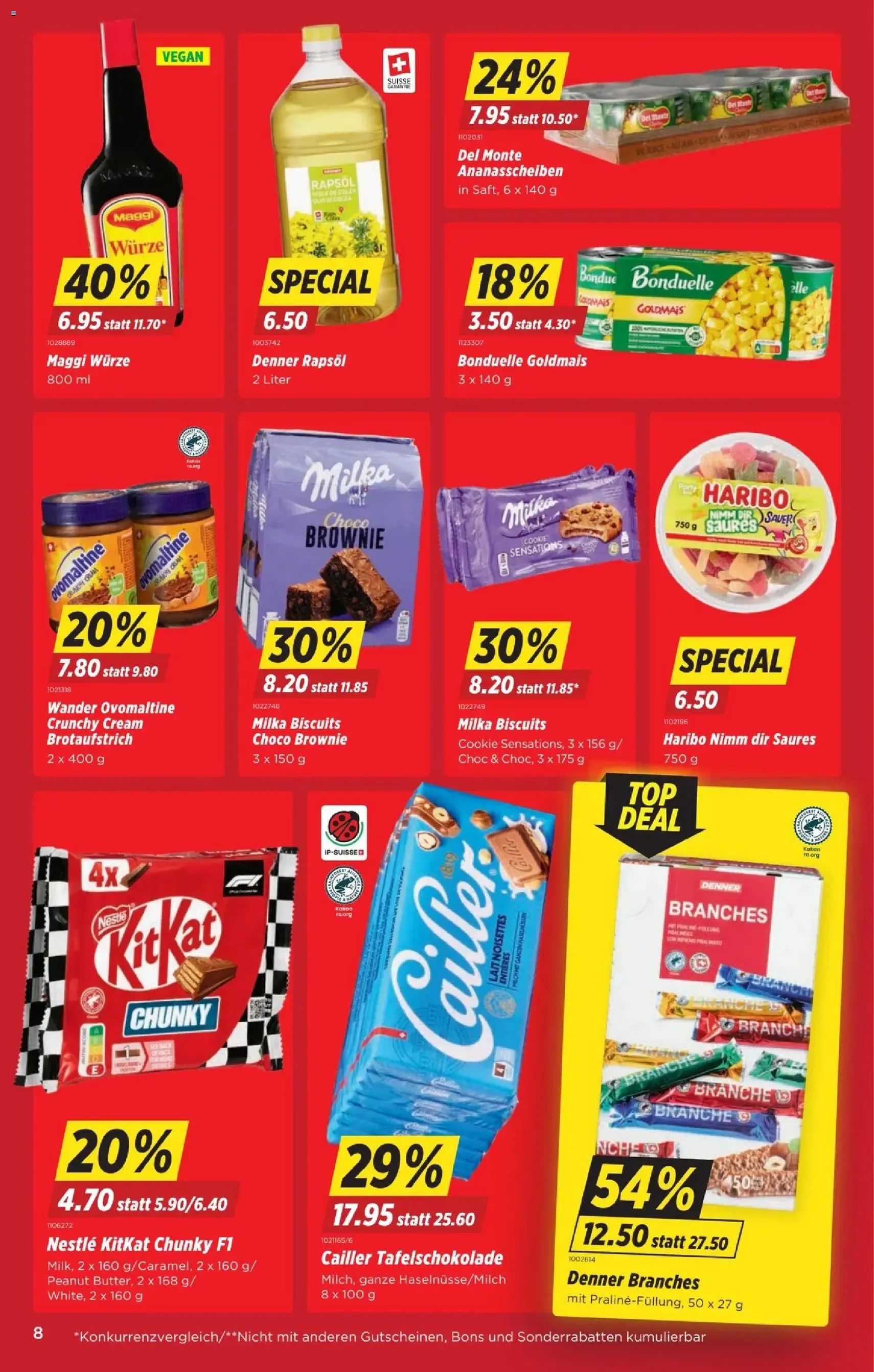 Denner aktionen - Gültiger Prospekt ab 03.09.2026, Seite 8 von insgesamt 20