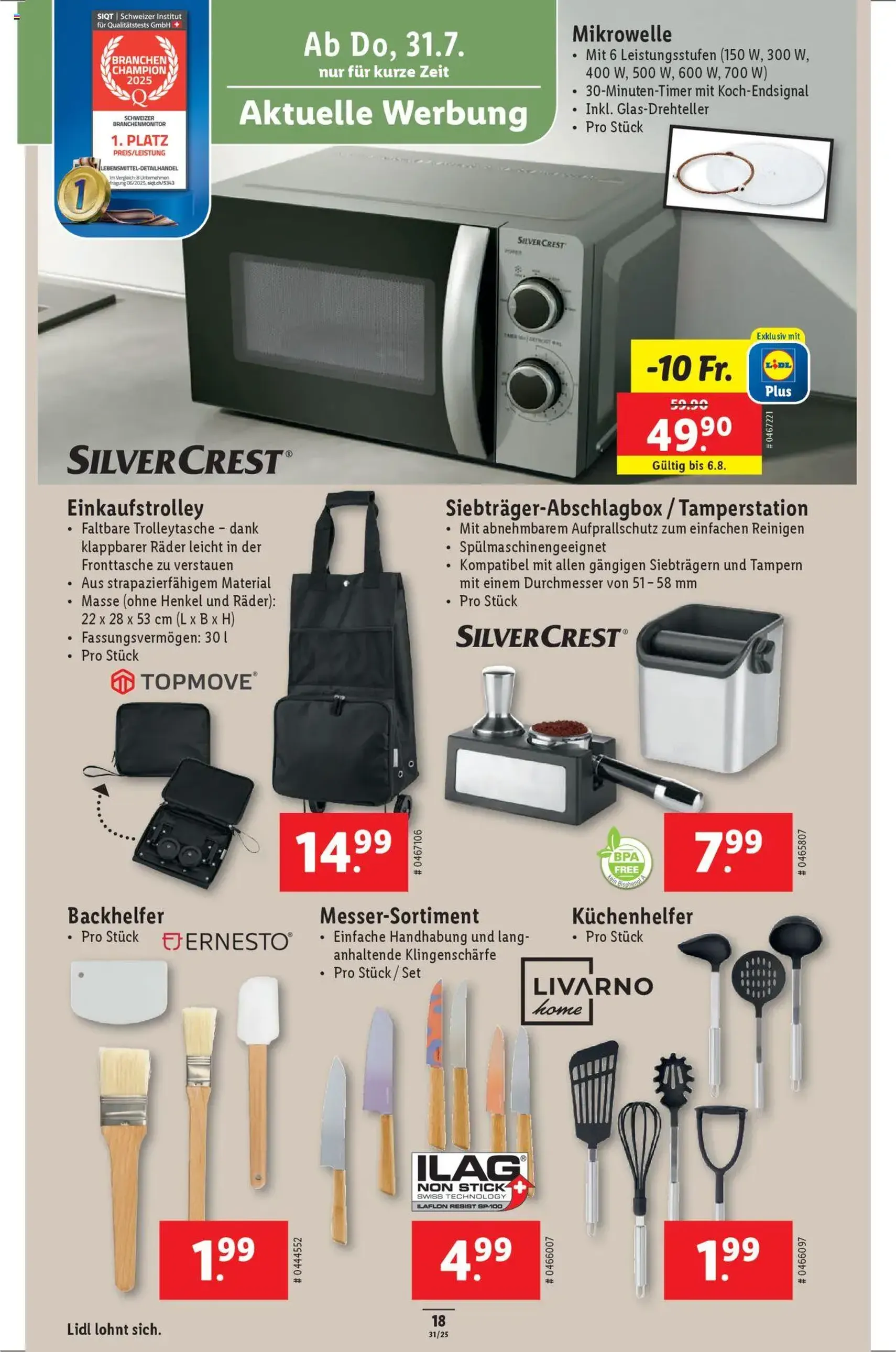 Lidl Aktionen - Gültiger Prospekt ab 31.07.2025, Seite 20 von insgesamt 34