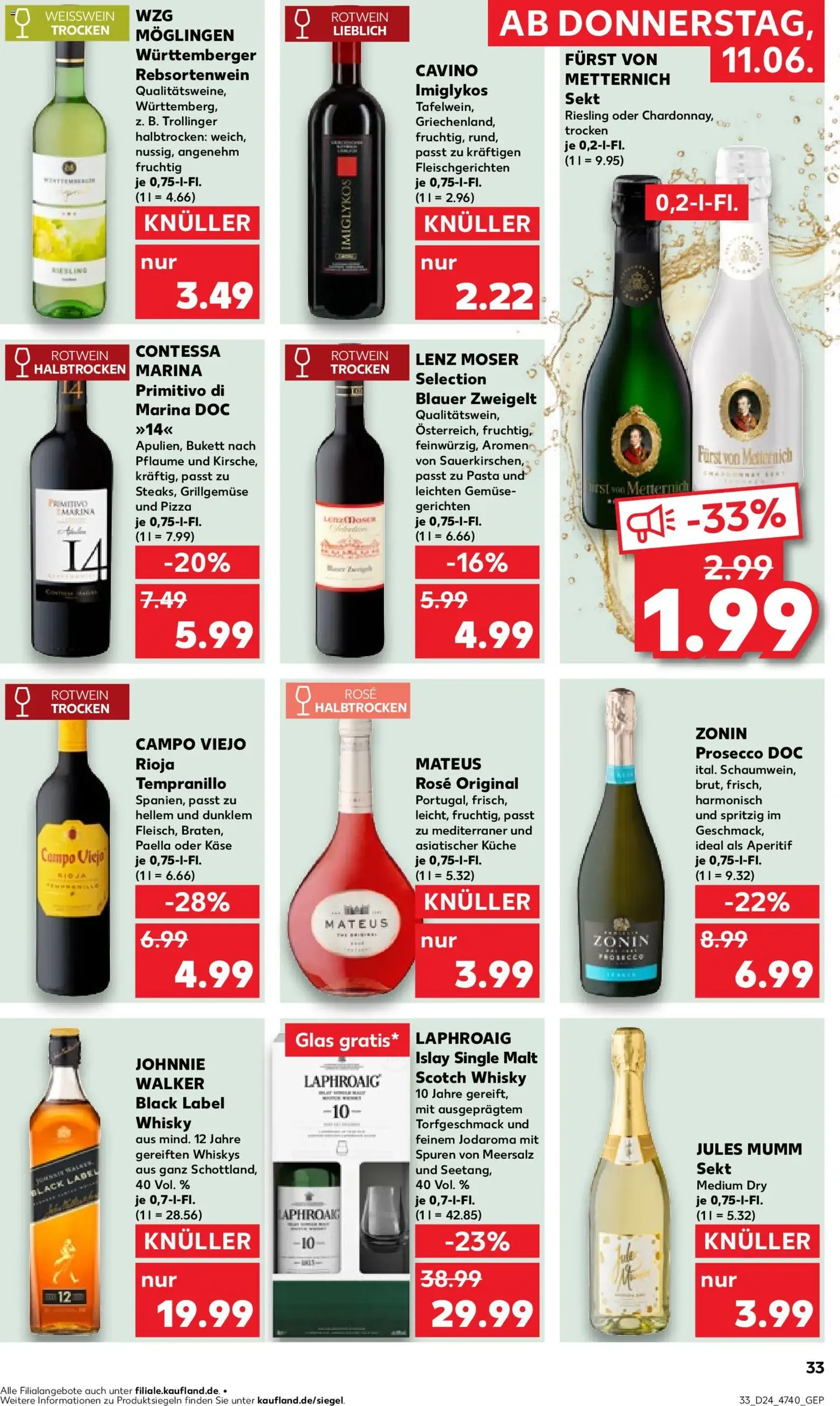 Kaufland DE - DE Folder - geldige folder vanaf 11-06-2026 pagina 33 van 50