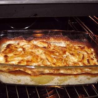 Recipe preview Cheesy Creamy Potato Gratin Recipe