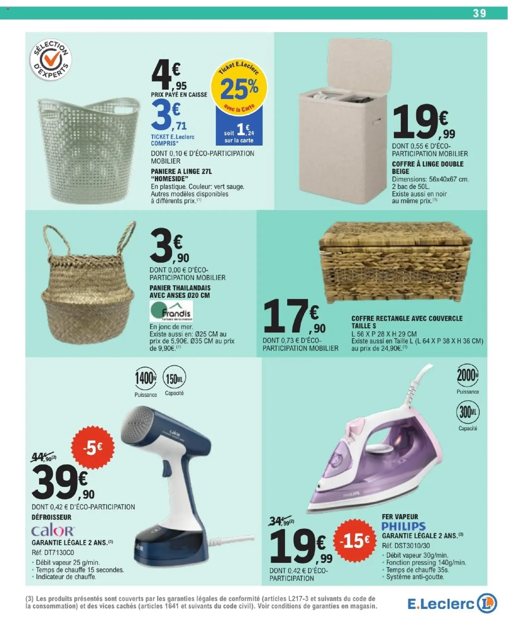 E.Leclerc catalogue semaine 11 - brochure valable à partir du 10/03/2026, page 39 sur 56