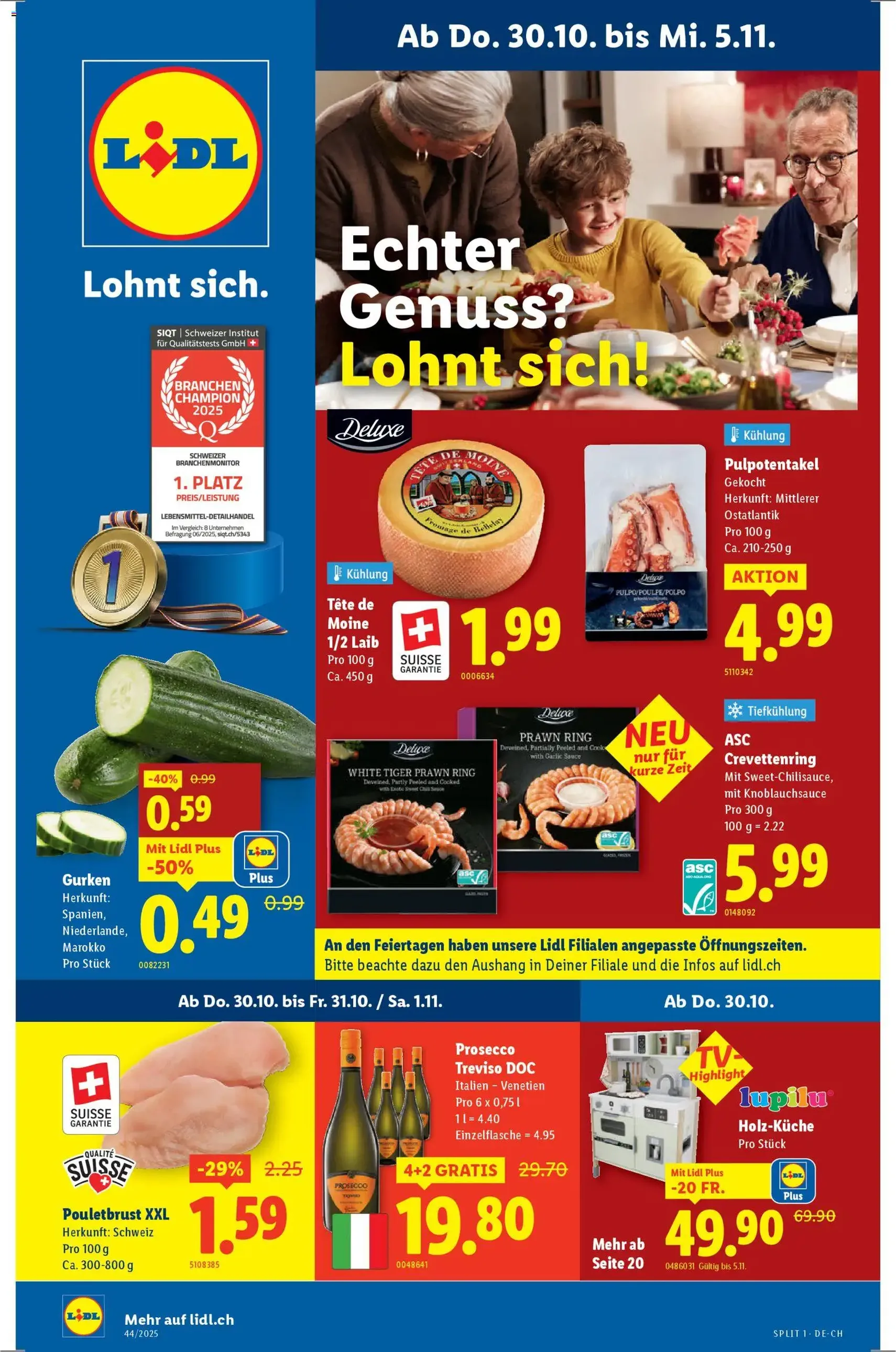 Lidl Aktionen - Gültiger Prospekt ab 30.10.2025, Seite 1 von insgesamt 32 Lidl Aktionen - Gültiger Prospekt ab 30.10.2025, Seite 1 von insgesamt 32