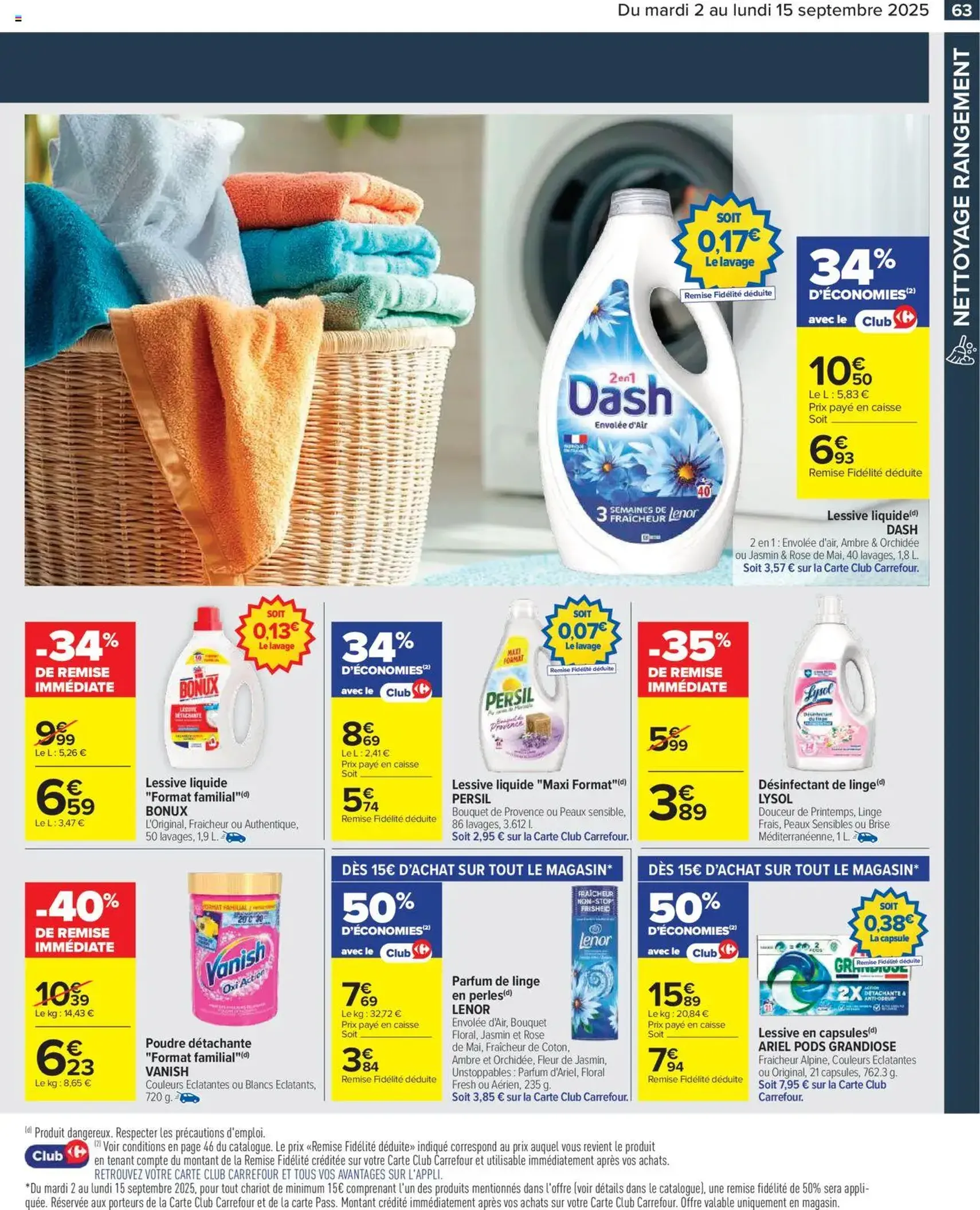Carrefour catalogue semaine 36 - brochure valable à partir du 02/09/2025, page 65 sur 86 Carrefour catalogue semaine 36 - brochure valable à partir du 02/09/2025, page 65 sur 86