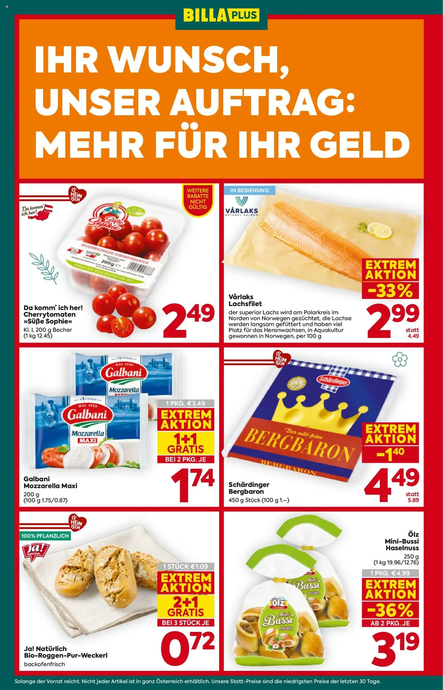 Billa Plus Flugblatt - Gültiger Prospekt ab 05.03.2026, Seite 4 von insgesamt 16