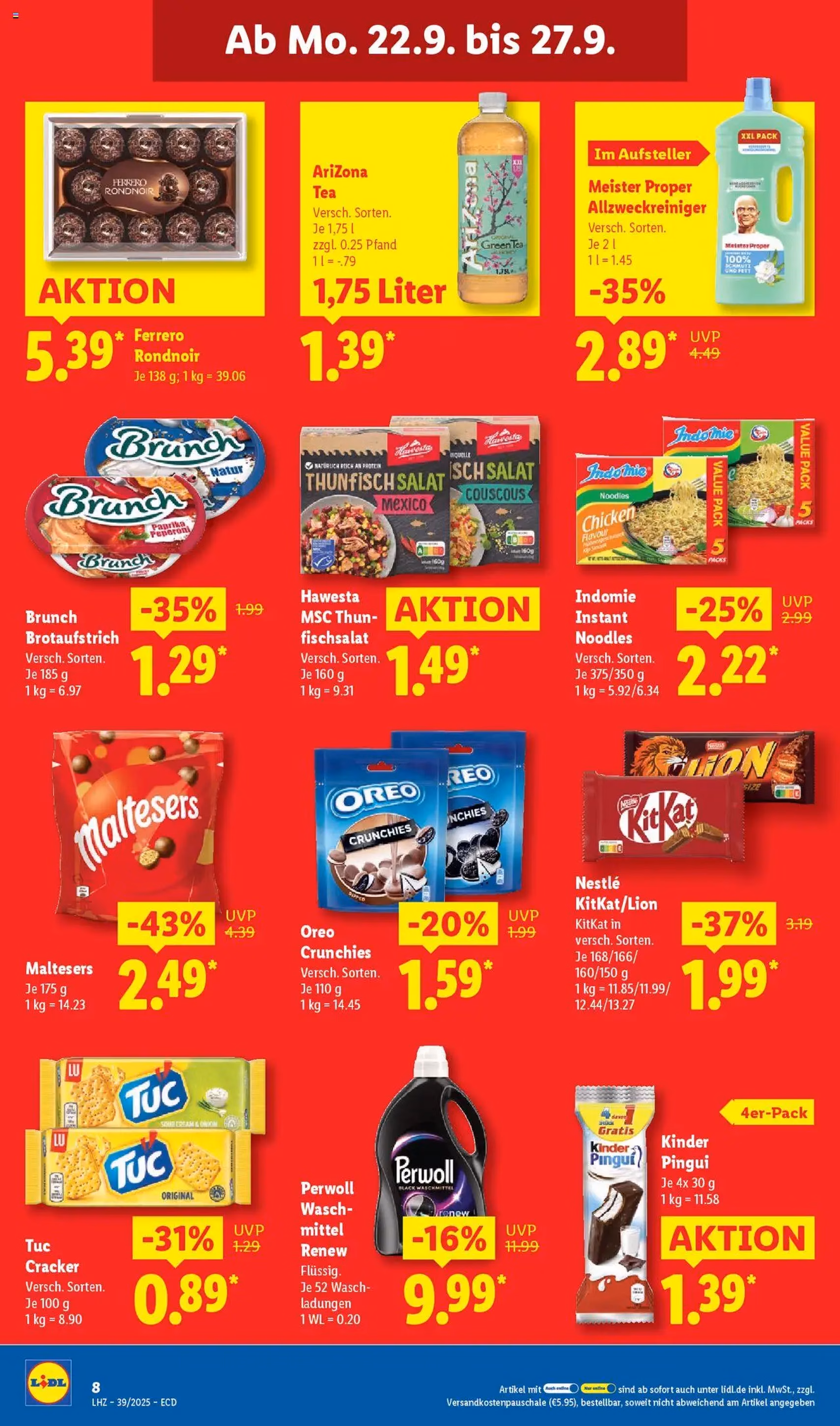 Lidl Prospekt - Gültiger Prospekt ab 22.09.2025, Seite 16 von insgesamt 68