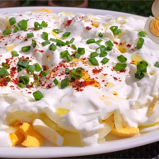 Náhľad receptu Výborný vajíčkový šalát ( rodinný recept)