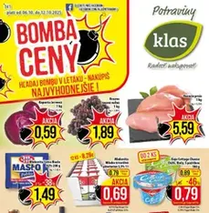 Klas leták - náhľad letáku platný od 06.10.2025
