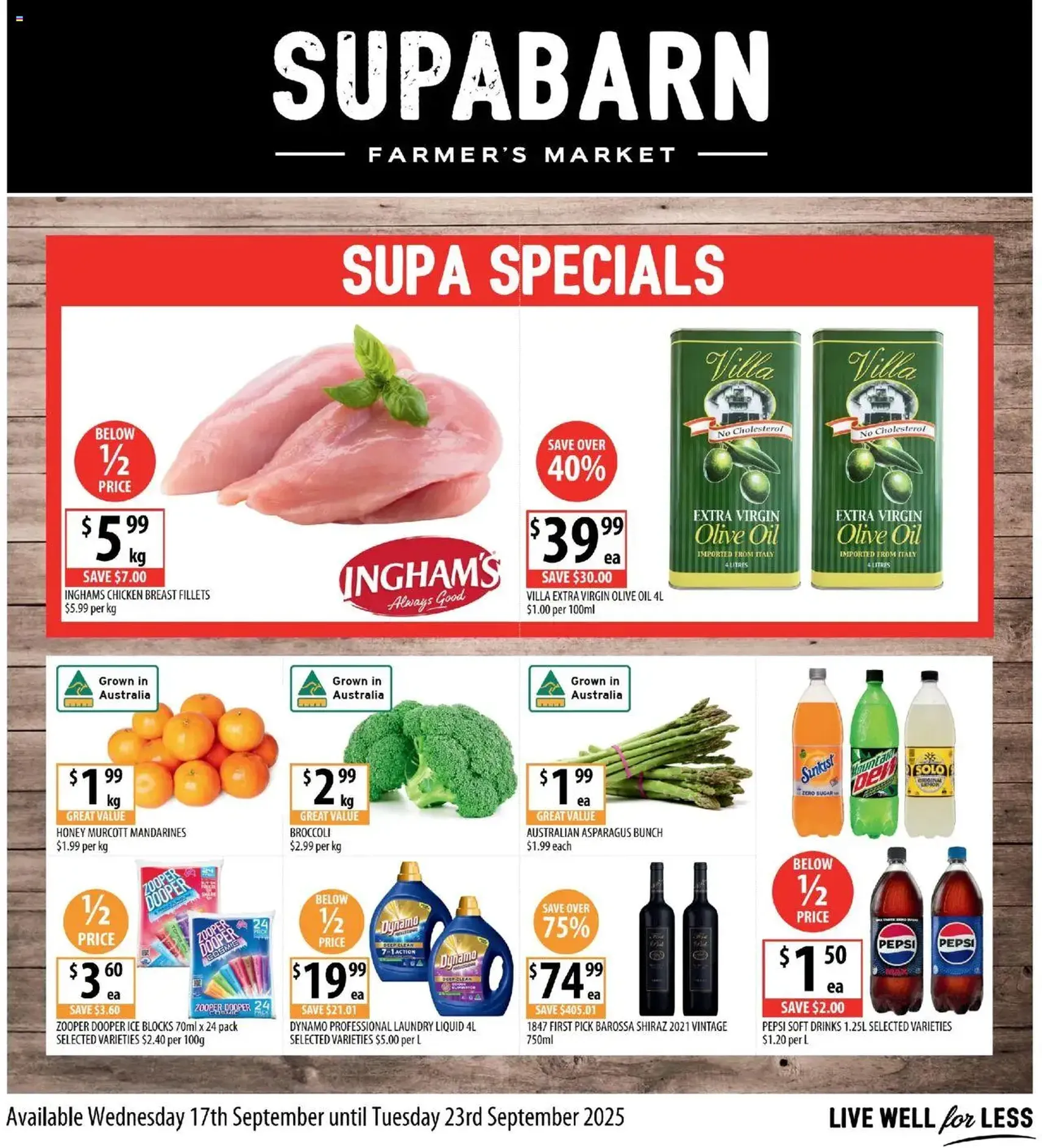 Supabarn Catalogue - valid flyer from 17/09/2025, page 1 of 12