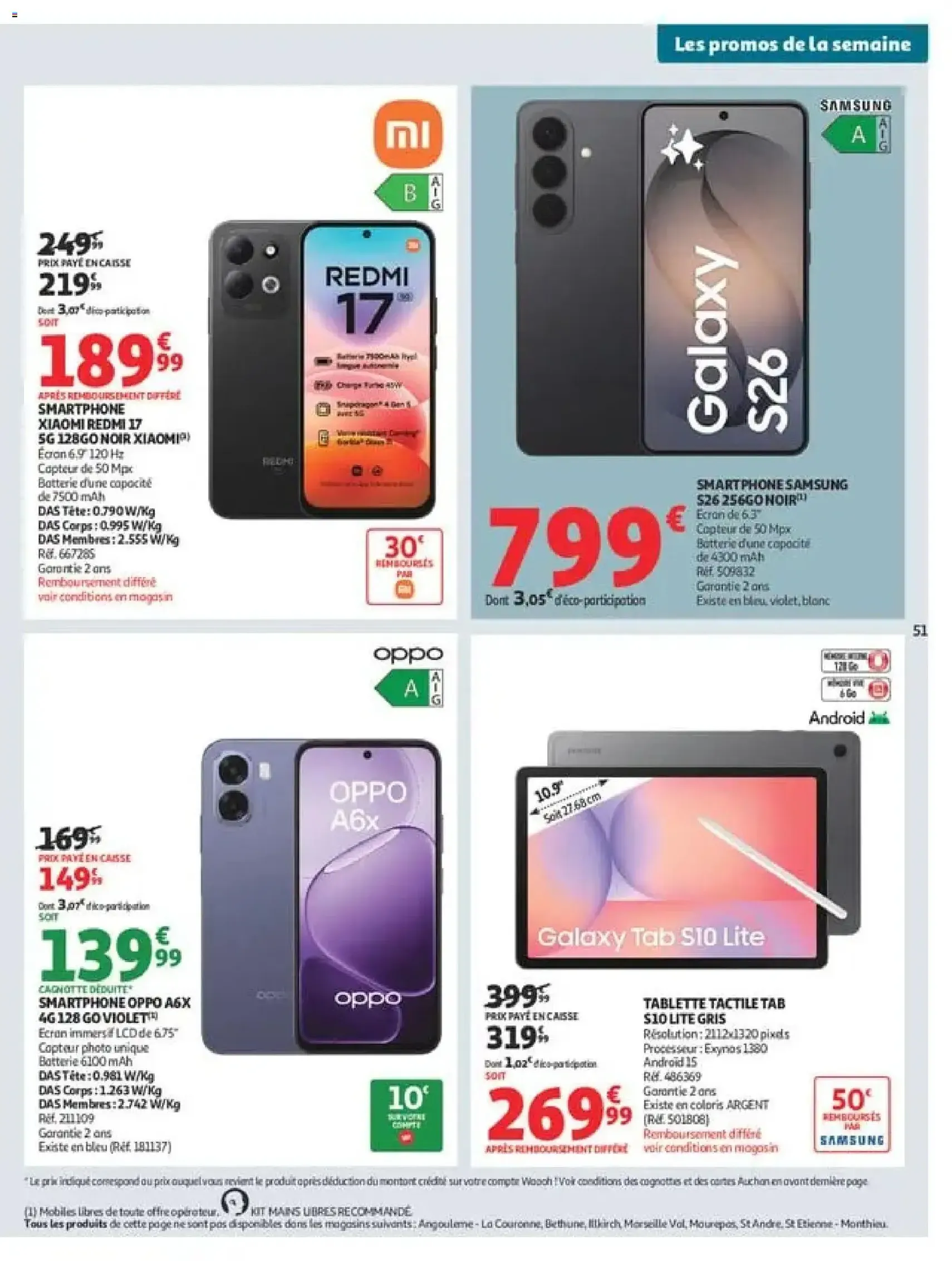 Auchan catalogue - brochure valable à partir du 15/09/2026, page 51 sur 60