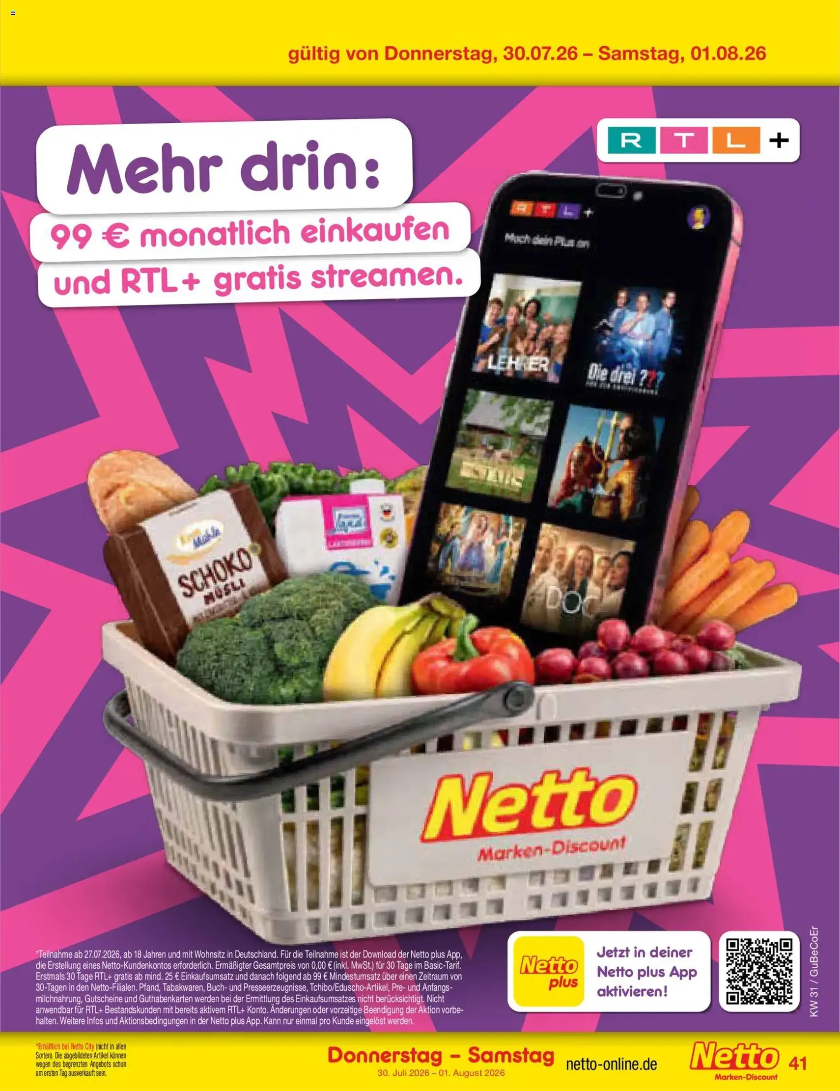 Netto Marken-Discount Prospekt - Gültiger Prospekt ab 27.07.2026, Seite 60 von insgesamt 71