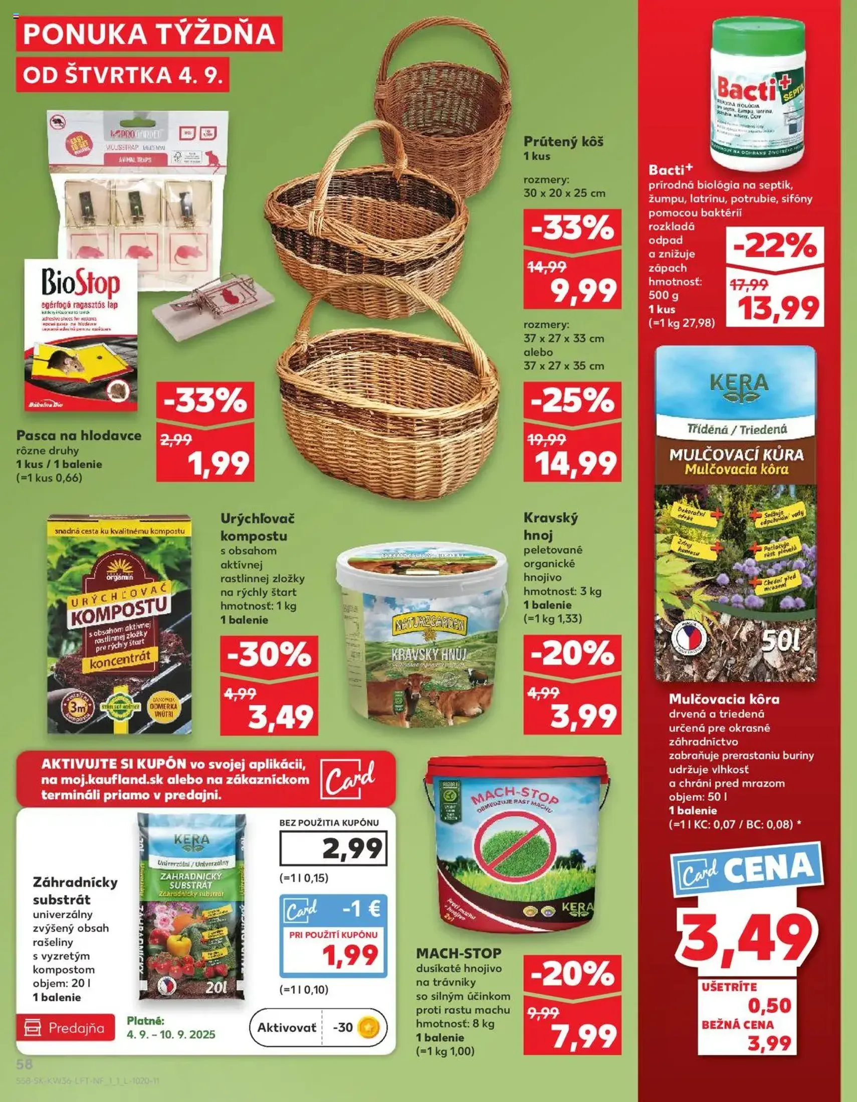 Kaufland SK Bratislava-Devínska Nová Ves - 2025.09.04. érvényes szórólap 58 oldal 76 oldalból Kaufland SK Bratislava-Devínska Nová Ves - 2025.09.04. érvényes szórólap 58 oldal 76 oldalból