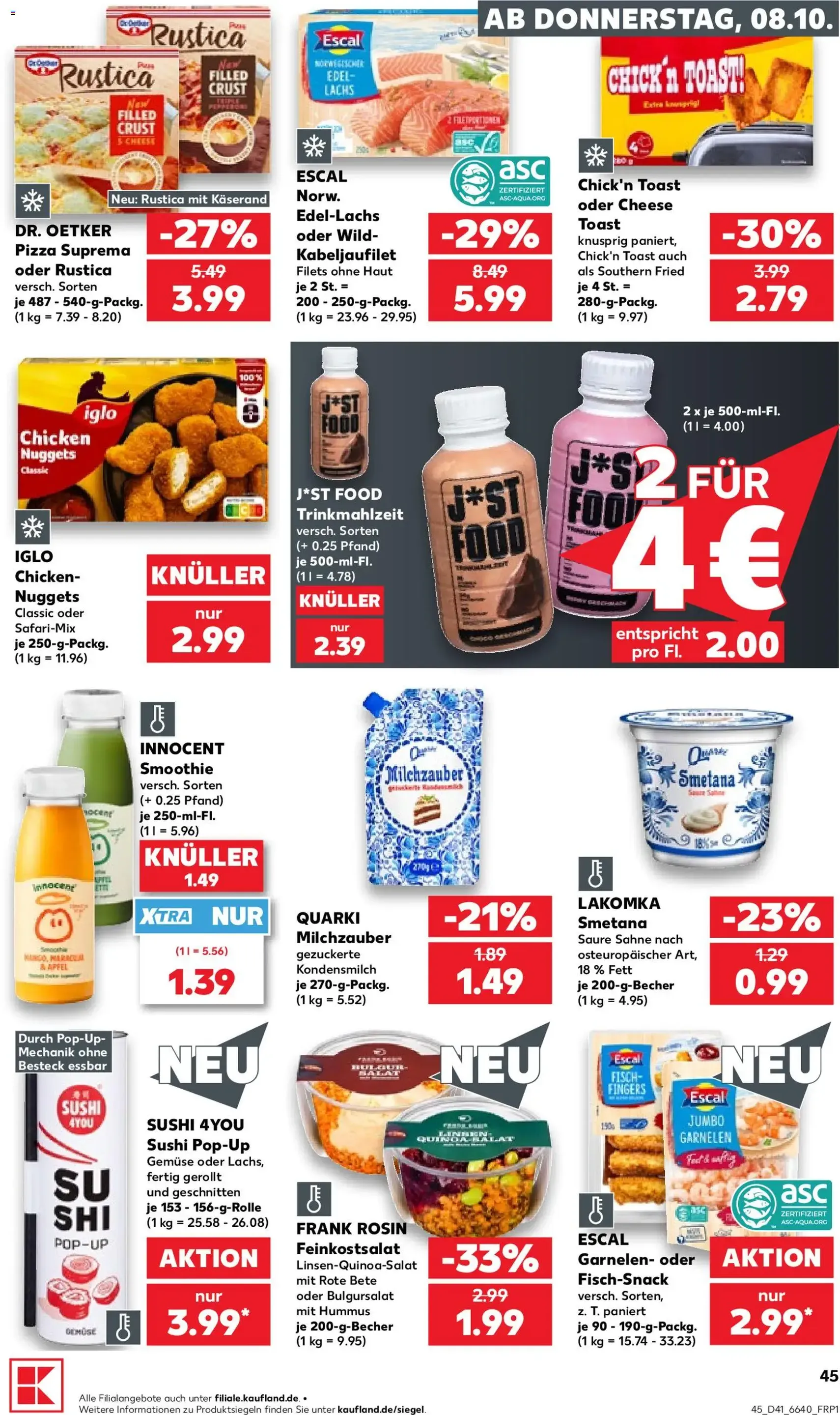 Kaufland Prospekt - Gültiger Prospekt ab 08.10.2026, Seite 45 von insgesamt 70