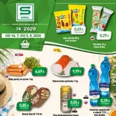 Sintra leták - náhľad letáku platný od 16.07.2026