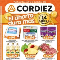 Vista previa del folleto Cordiez ofertas válido desde 02/04/2026