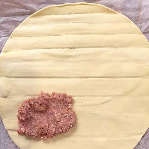 Polpettone ripieno in crosta - procedimento 1