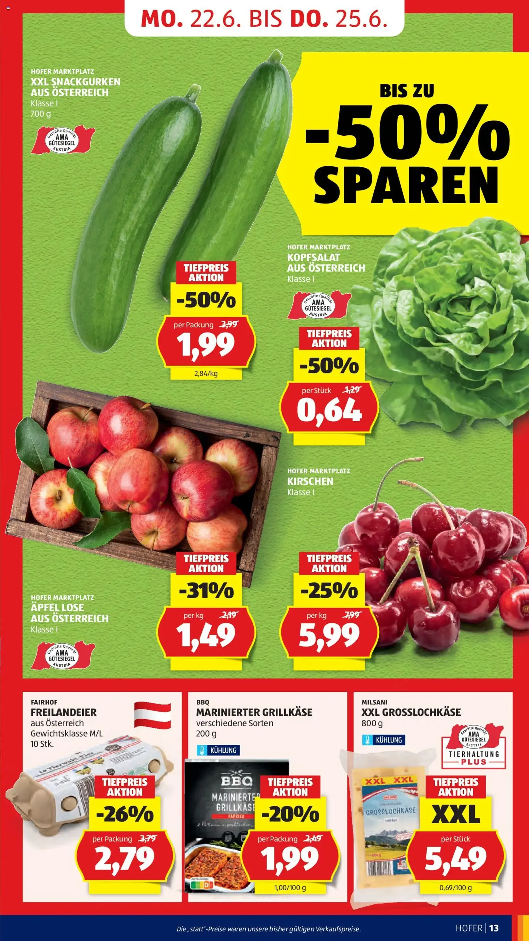 Hofer Flugblatt - Gültiger Prospekt ab 19.06.2026, Seite 17 von insgesamt 46