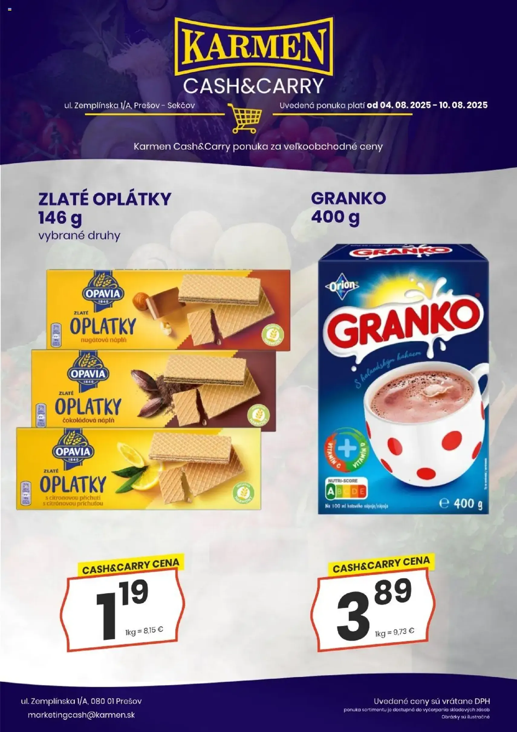 KARMEN CBA leták - platný leták od 04.08.2025 strana 8 z 8 KARMEN CBA leták - platný leták od 04.08.2025 strana 8 z 8