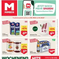 MPREIS Flugblatt - Prospekt Vorschau gültig ab 19.03.2026