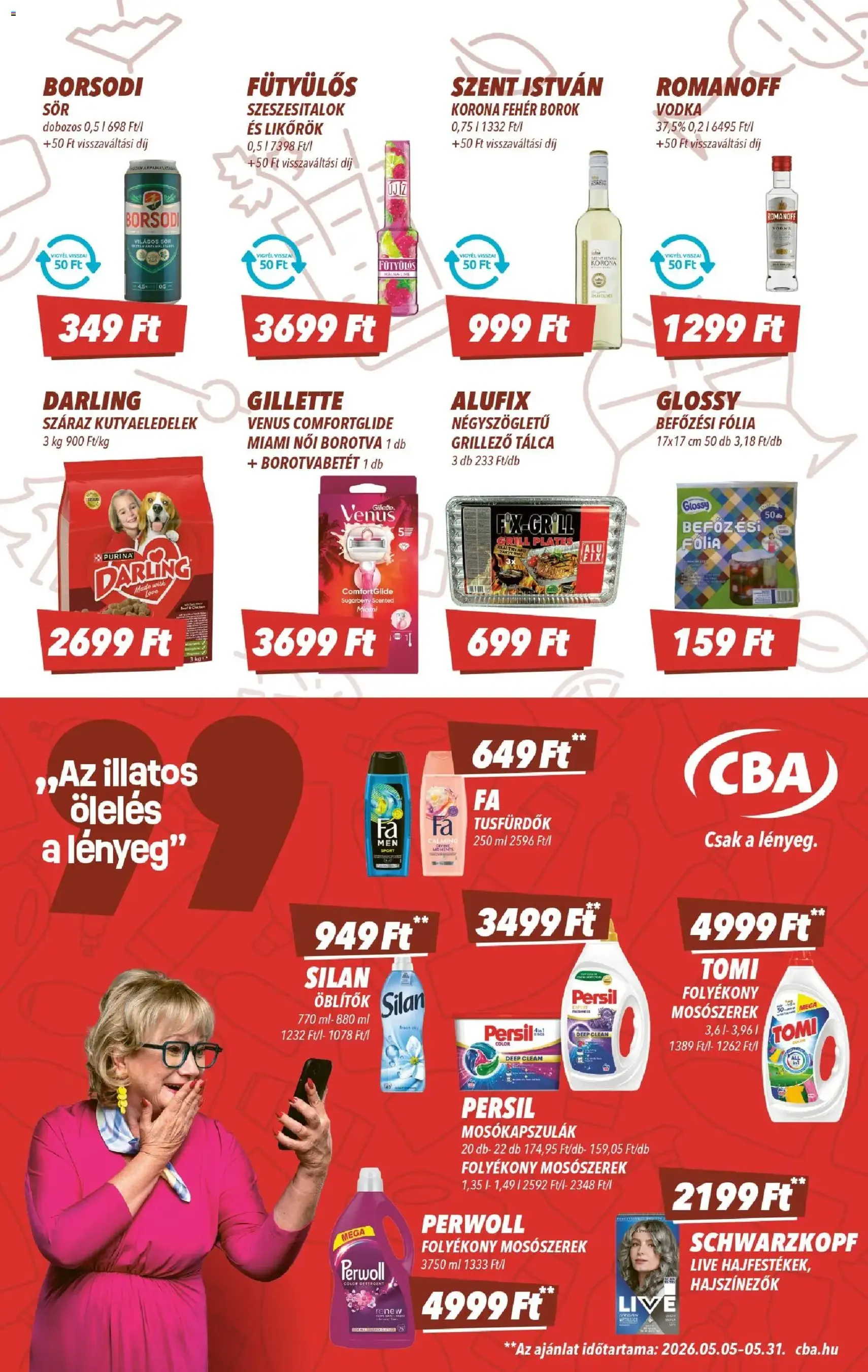 CBA akciós újság - 2026.05.14. érvényes szórólap 7 oldal 8 oldalból