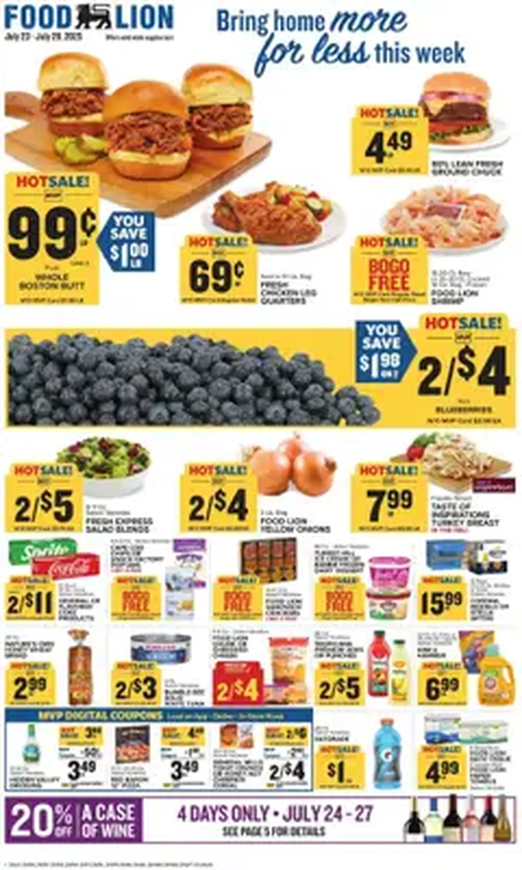 Food Lion Weekly Ad - valid flyer from 07/23/2025, page 1 of 1