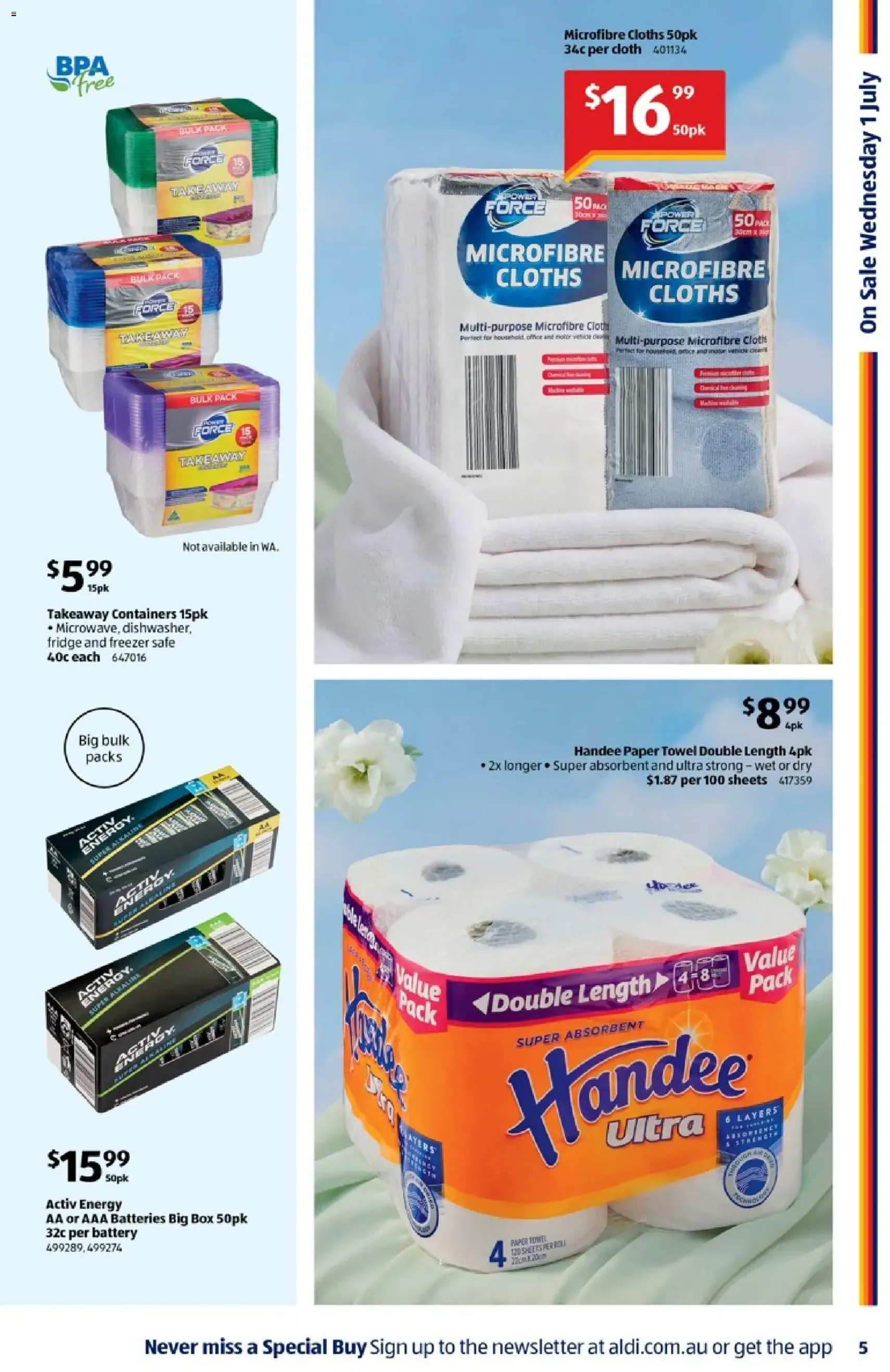 Aldi catalogue Special Buys - valid flyer from 01/07/2026, page 5 of 20
