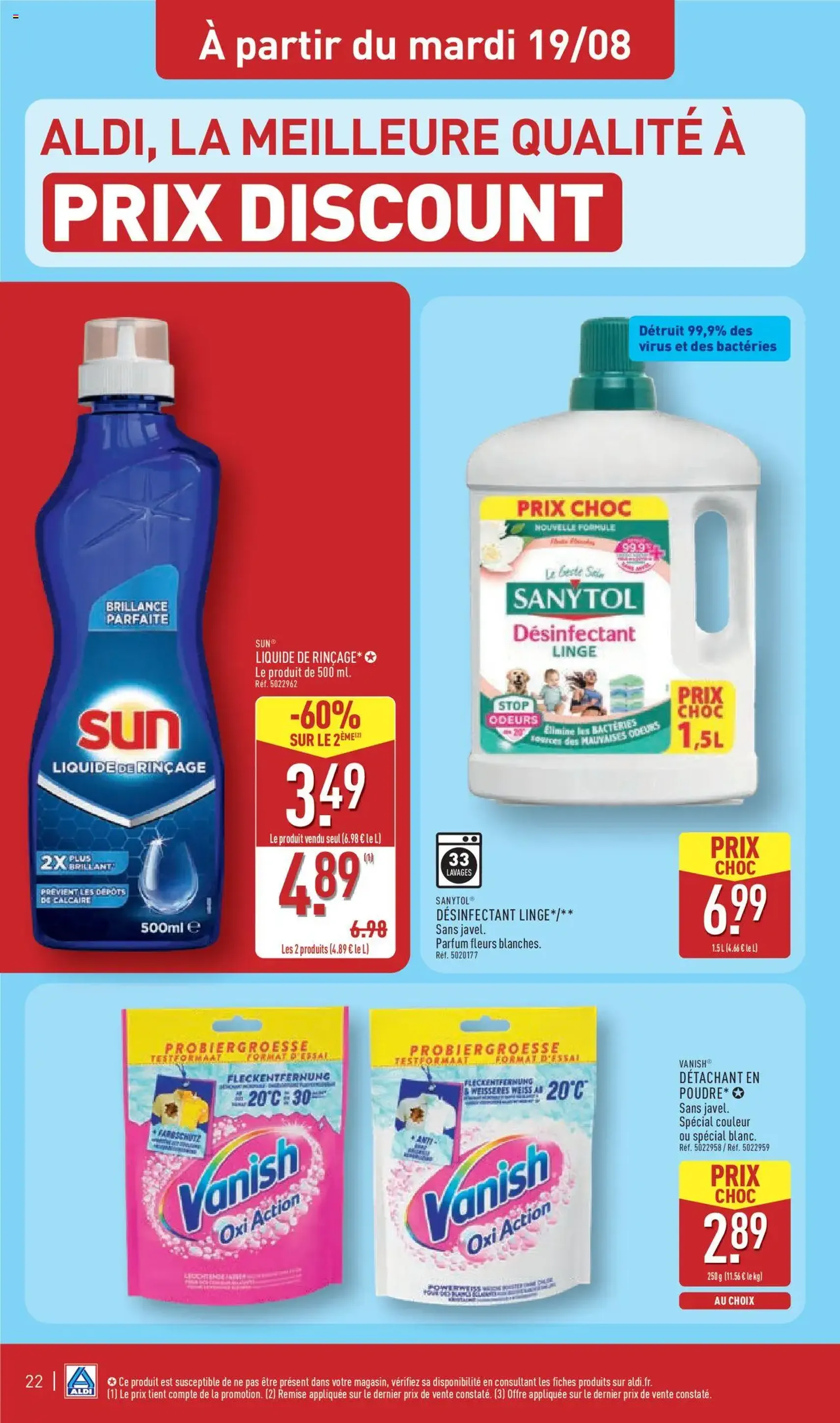 Aldi catalogue semaine 34 - brochure valable à partir du 19/08/2025, page 24 sur 43 Aldi catalogue semaine 34 - brochure valable à partir du 19/08/2025, page 24 sur 43