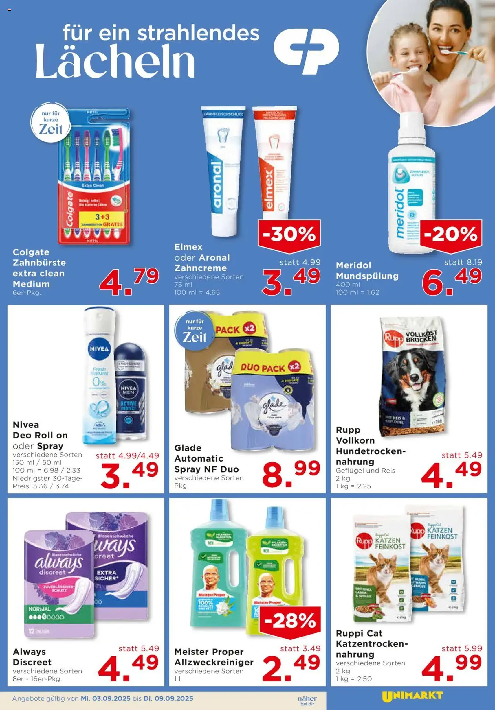 Unimarkt Flugblatt - Gültiger Prospekt ab 03.09.2025, Seite 13 von insgesamt 16 Unimarkt Flugblatt - Gültiger Prospekt ab 03.09.2025, Seite 13 von insgesamt 16